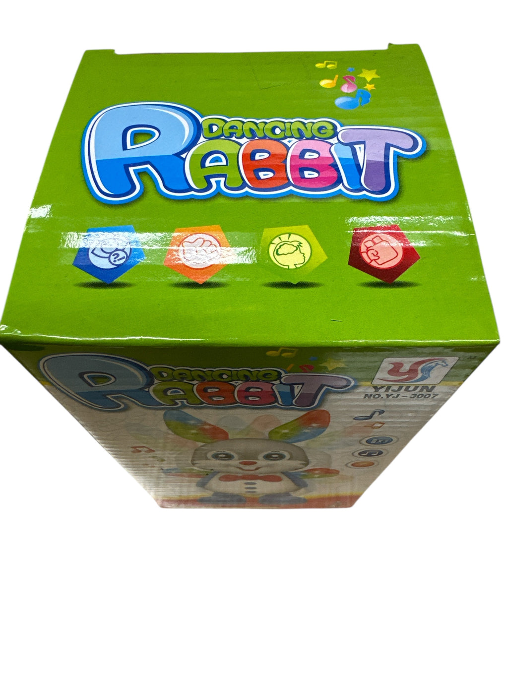 B/O Dancing Rabbit Toy with Lights & Sounds – Interactive Musical Dancing Bunny for Kids, Battery Operated Educational Toy