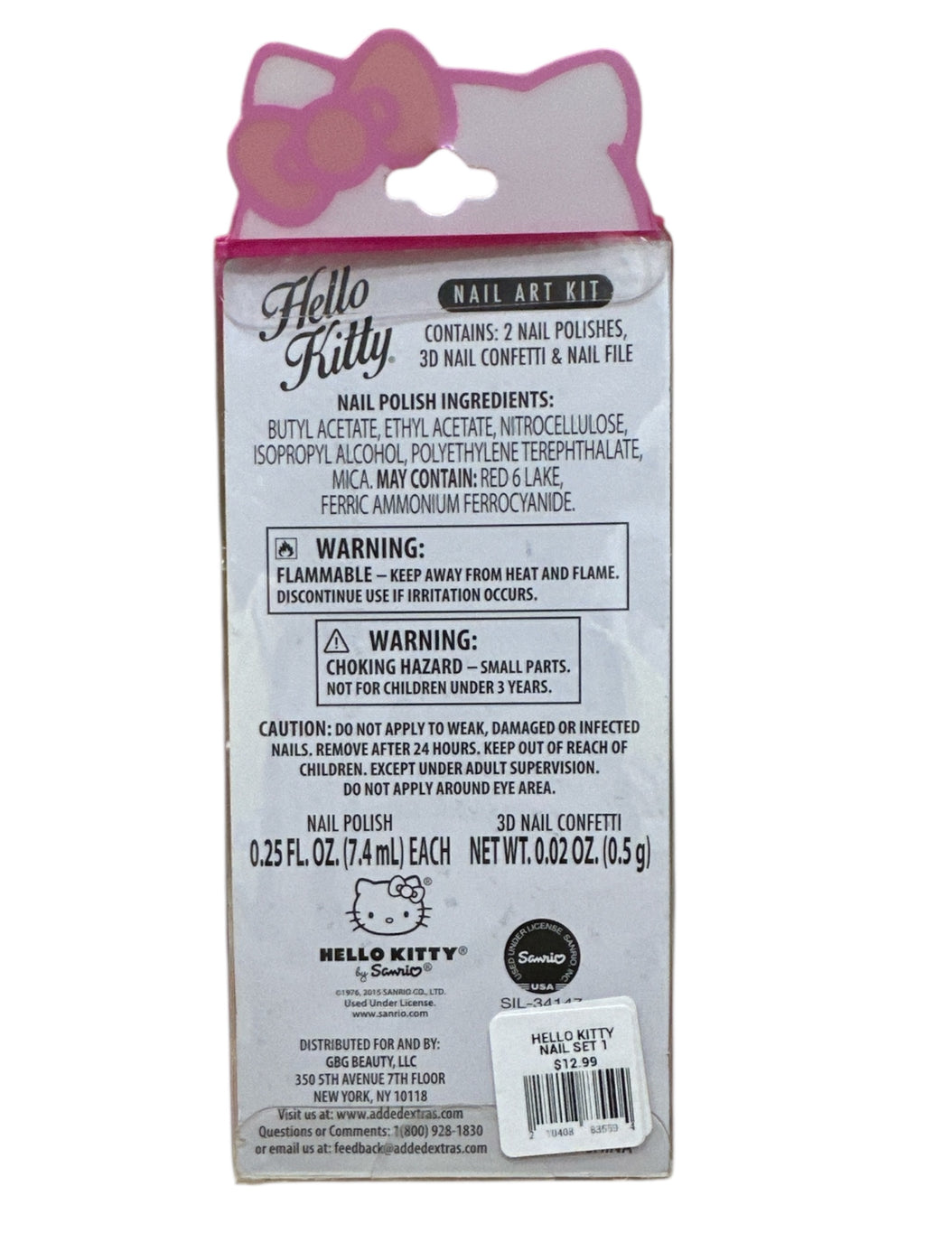 HELLO KITTY NAIL ART KIT