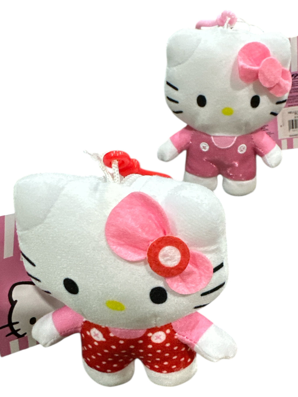 HELLO KITTY® PLUSH KEYCHAIN WITH ZIP – 3.5”