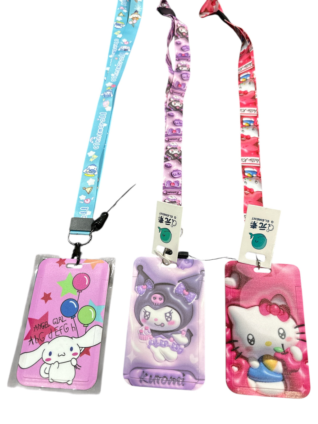 HELLO KITTY LANYARD ID HOLDER WITH PLASTIC COVER