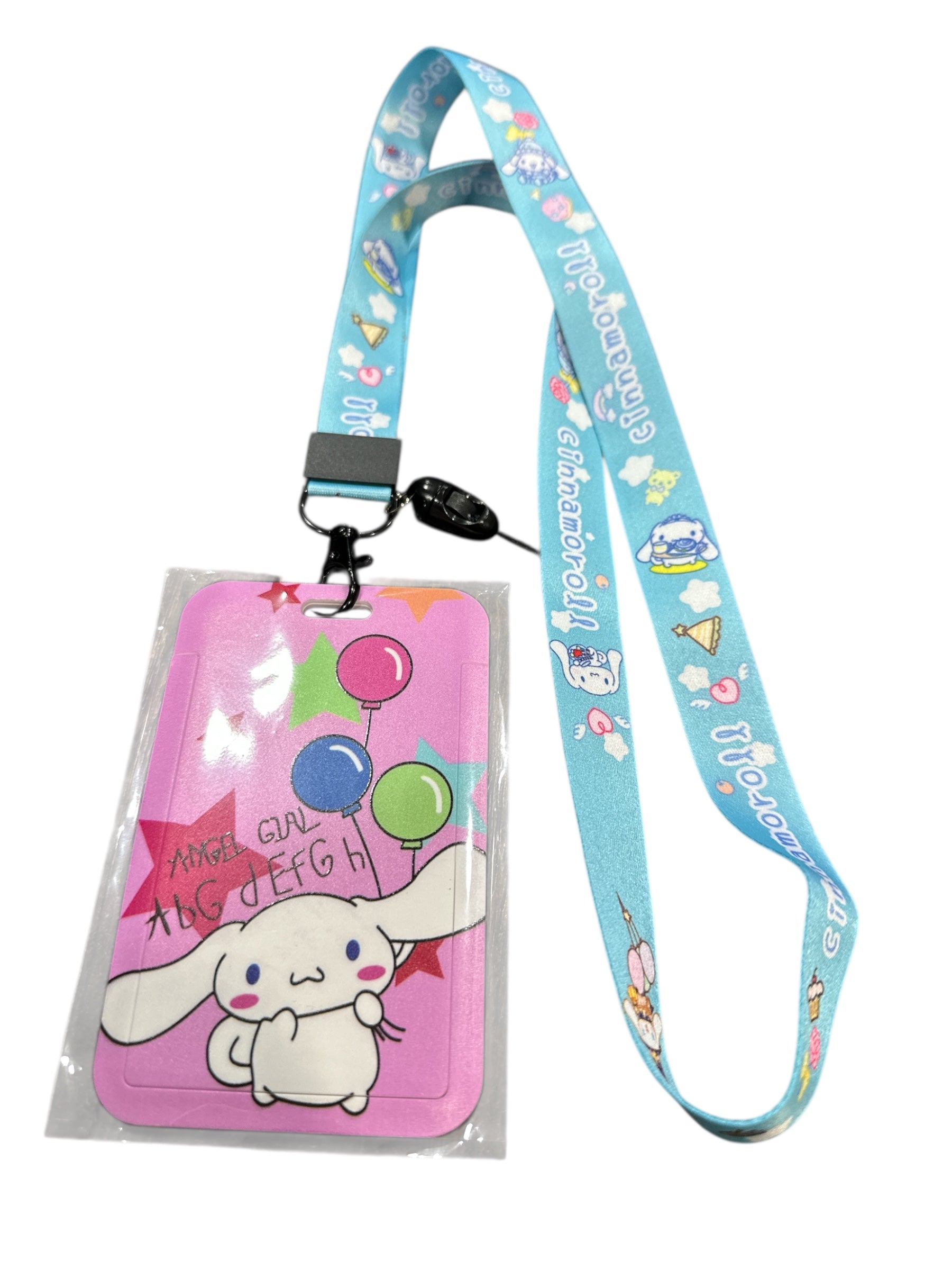 HELLO KITTY LANYARD ID HOLDER WITH PLASTIC COVER