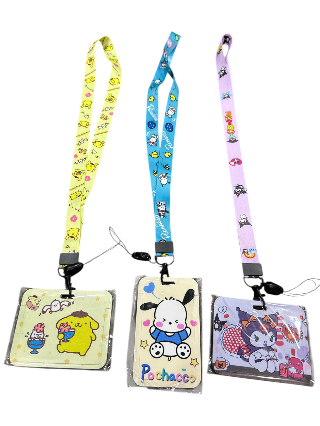 HELLO KITTY LANYARD ID HOLDER WITH PLASTIC COVER