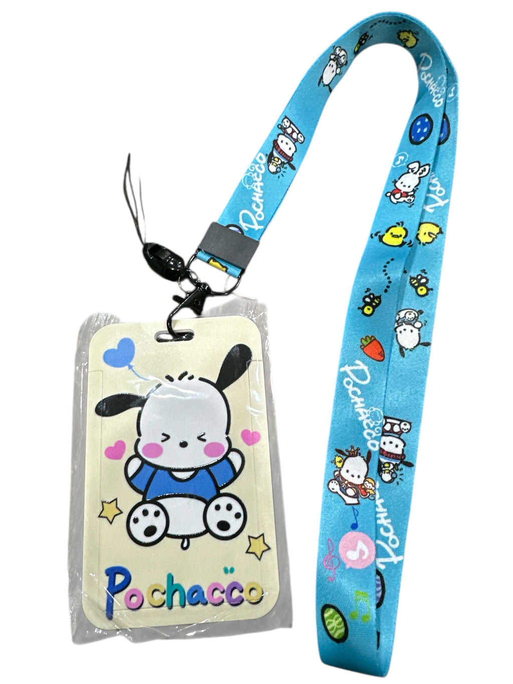 HELLO KITTY LANYARD ID HOLDER WITH PLASTIC COVER