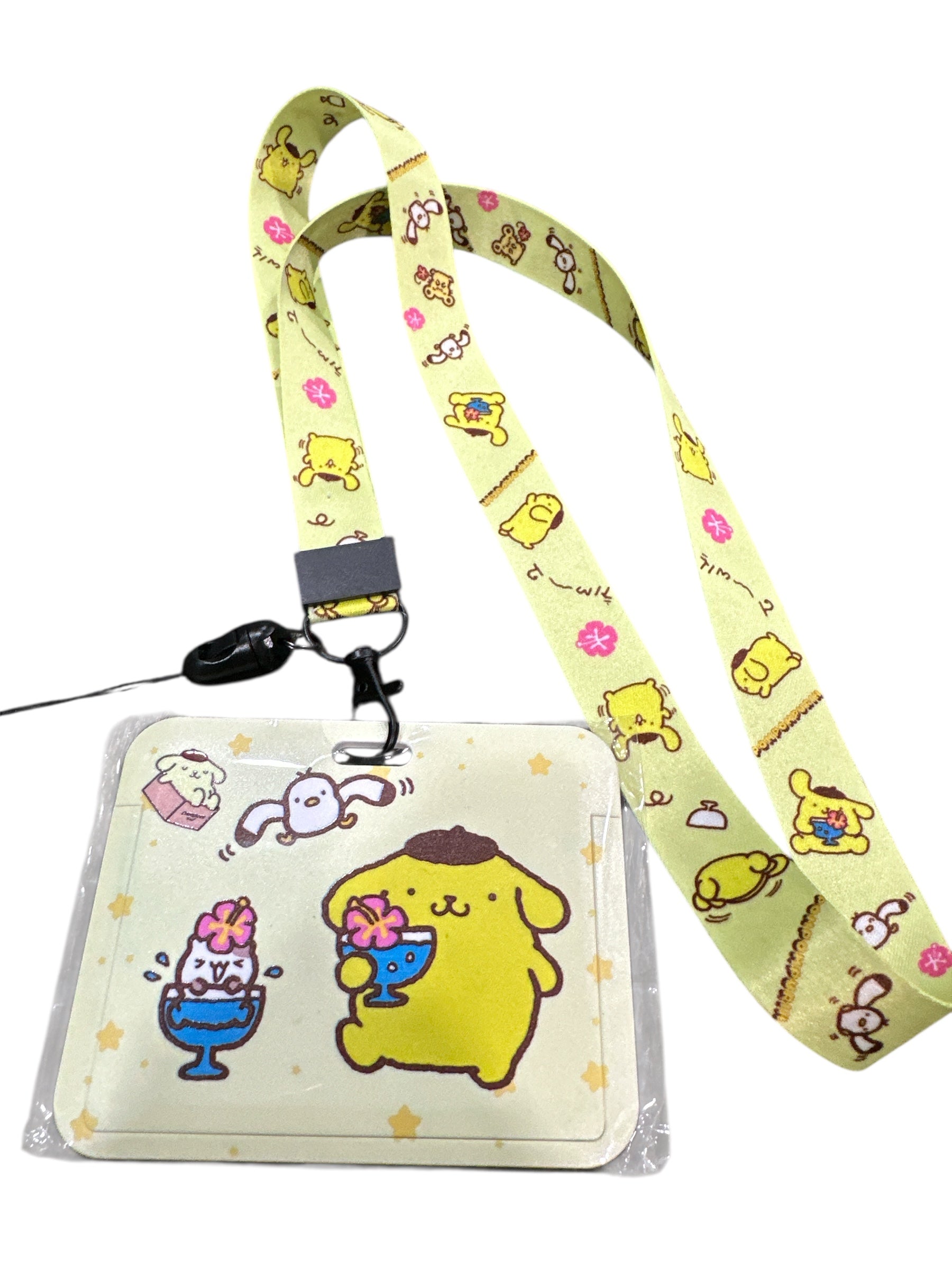 HELLO KITTY LANYARD ID HOLDER WITH PLASTIC COVER