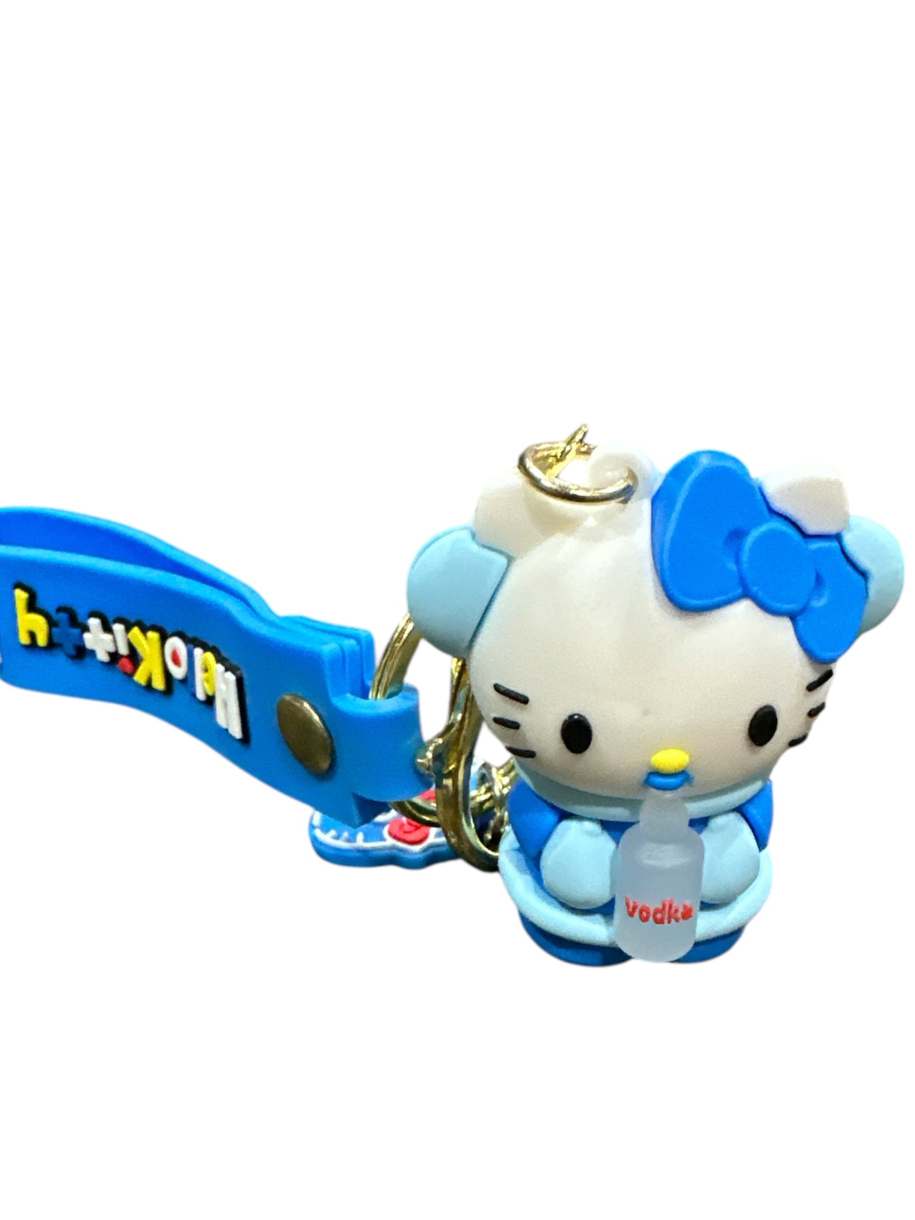HELLO KITTY SLICON KEYCHAIN  1.5"