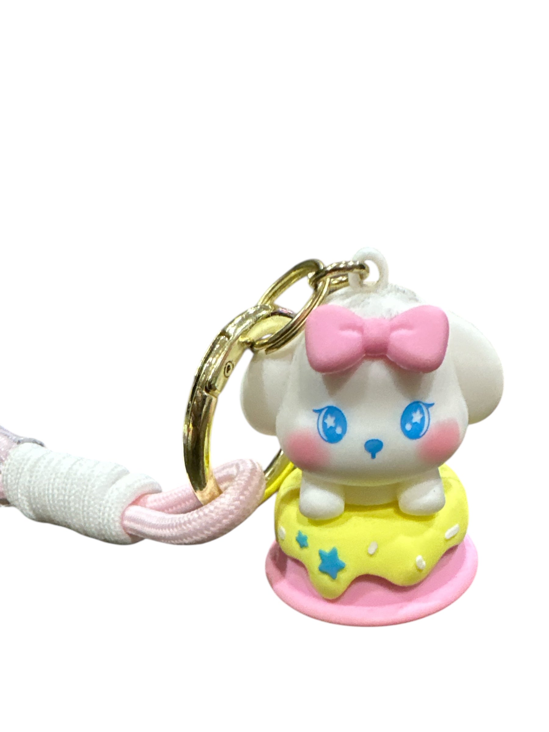 HELLO KITTY SLICON KEYCHAIN  1.5"