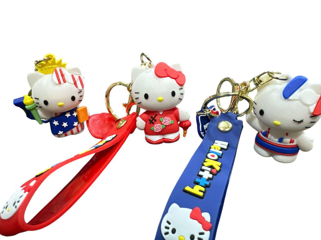 HELLO KITTY SLICON 3D KEYCHAIN