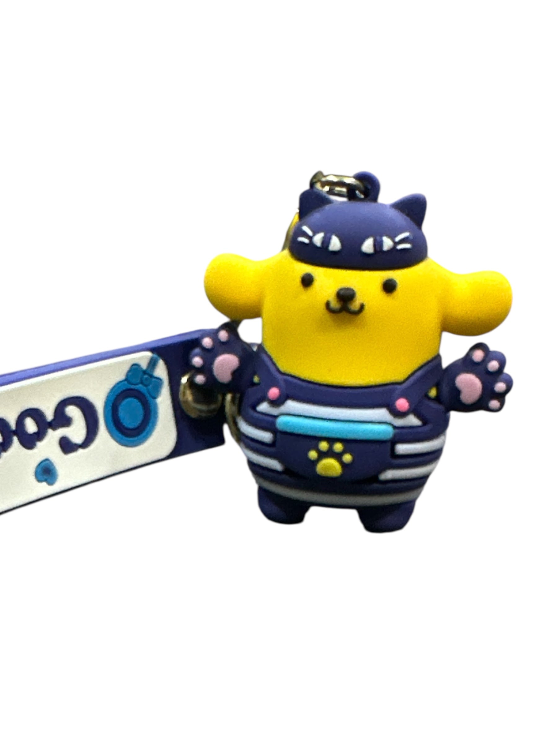 HELLO KITTY 3D SLICON KEYCHAIN 1.5"