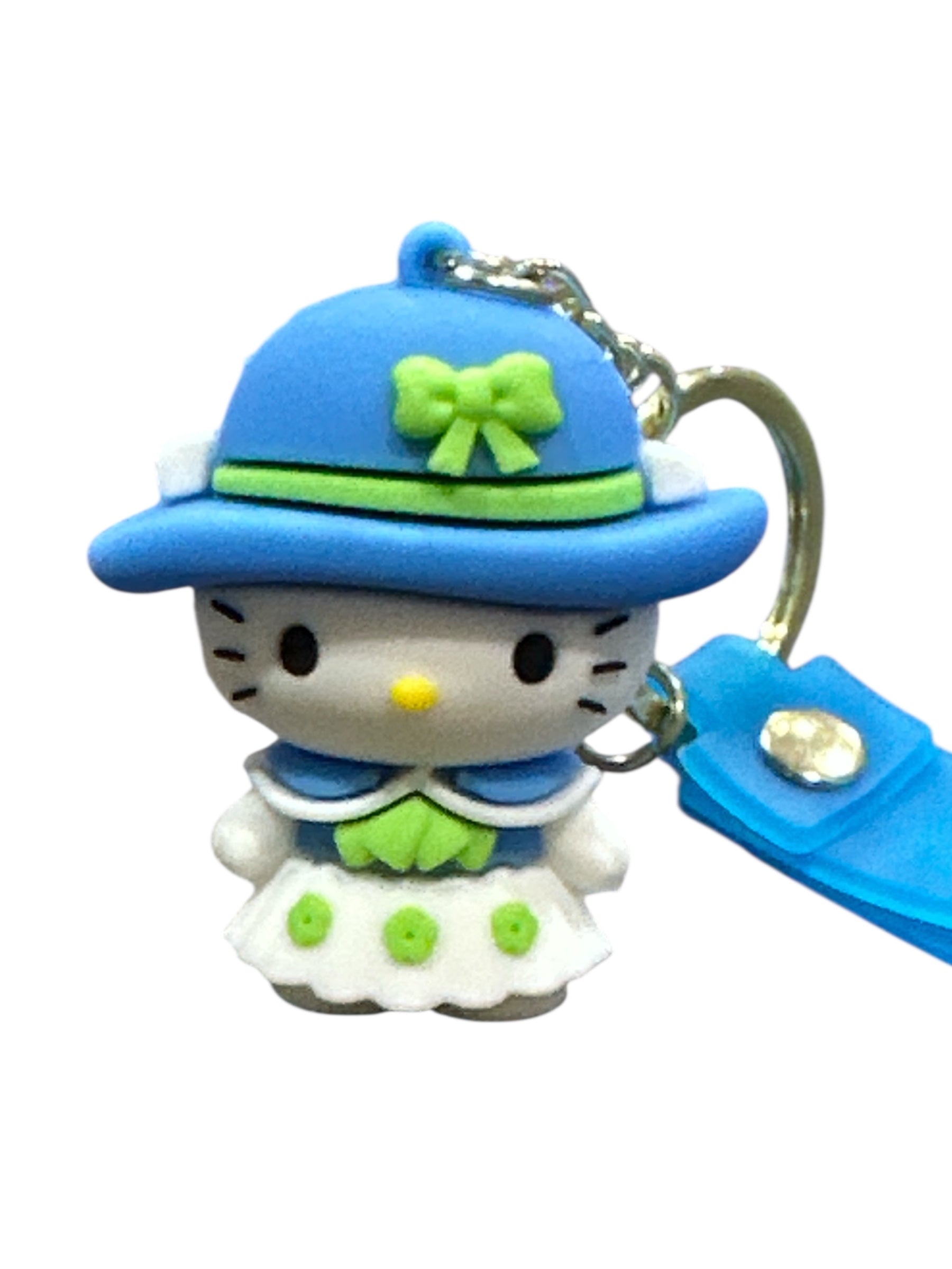 HELLO KITTY 3D SLICON KEYCHAIN 1.5"