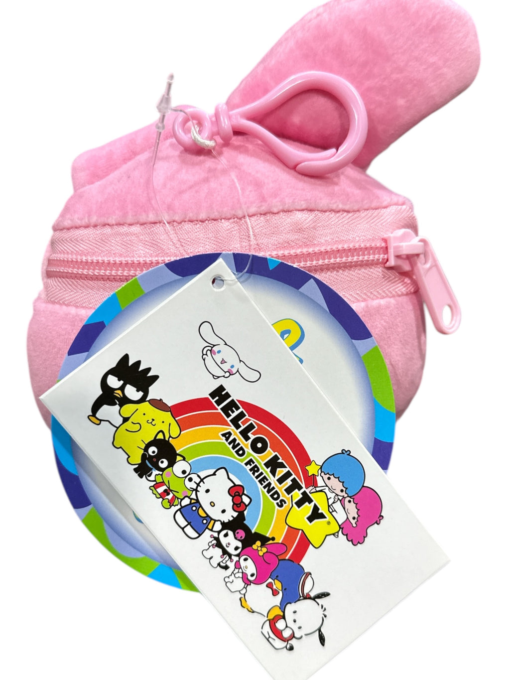 HELLO KITTY PLUSH KEYCHAIN PURSE 5"