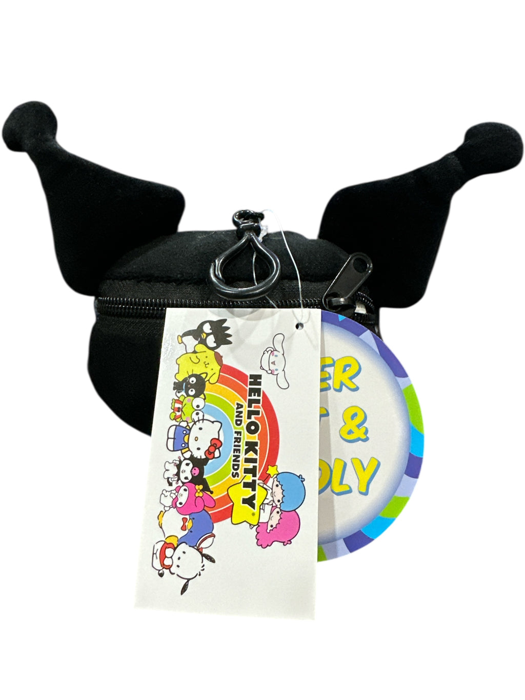 HELLO KITTY PLUSH KEYCHAIN PURSE 5"