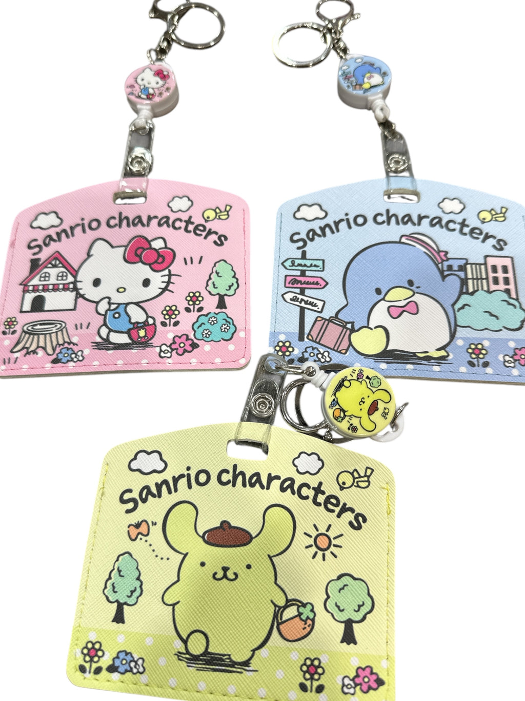 HELLO KITTY LANYARD ID HOLDER  KEYCHAIN