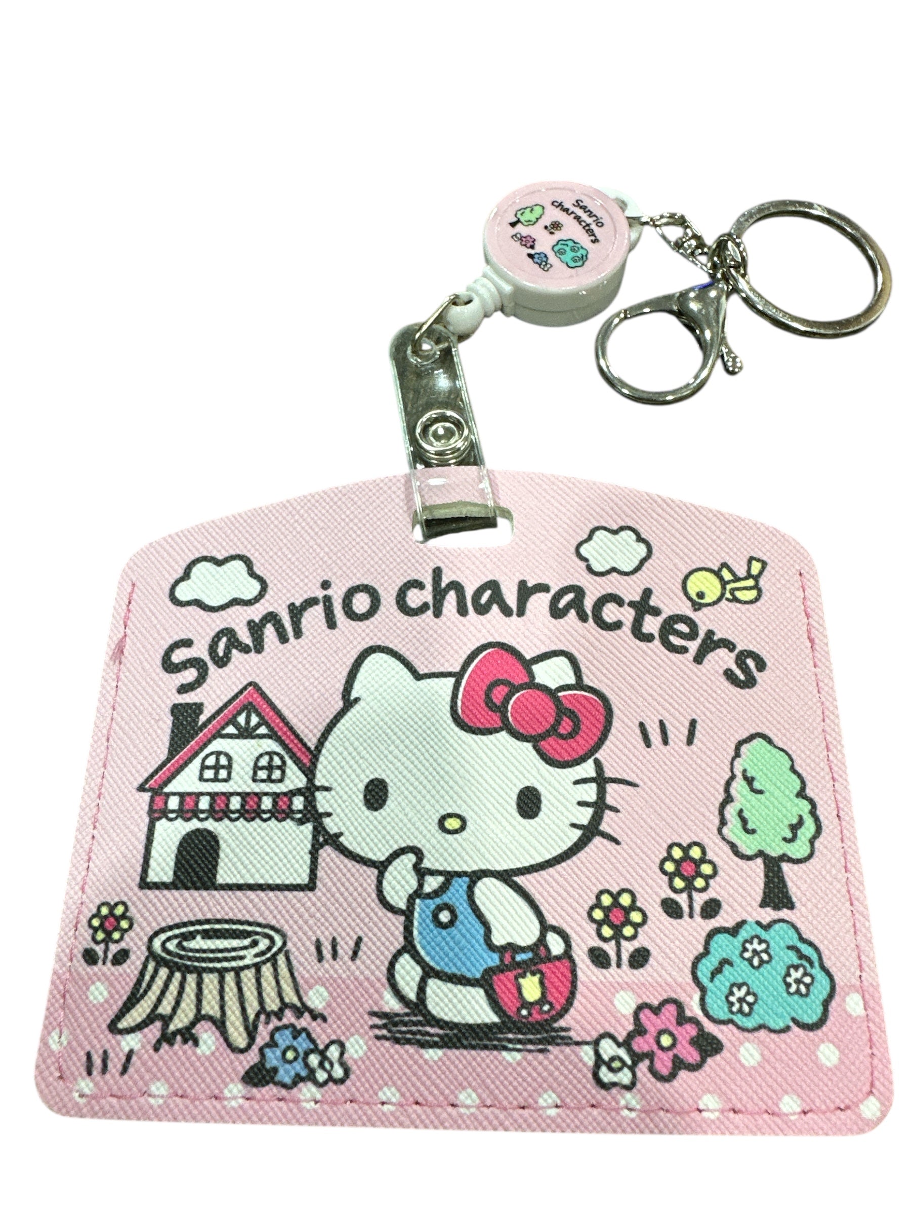 HELLO KITTY LANYARD ID HOLDER  KEYCHAIN