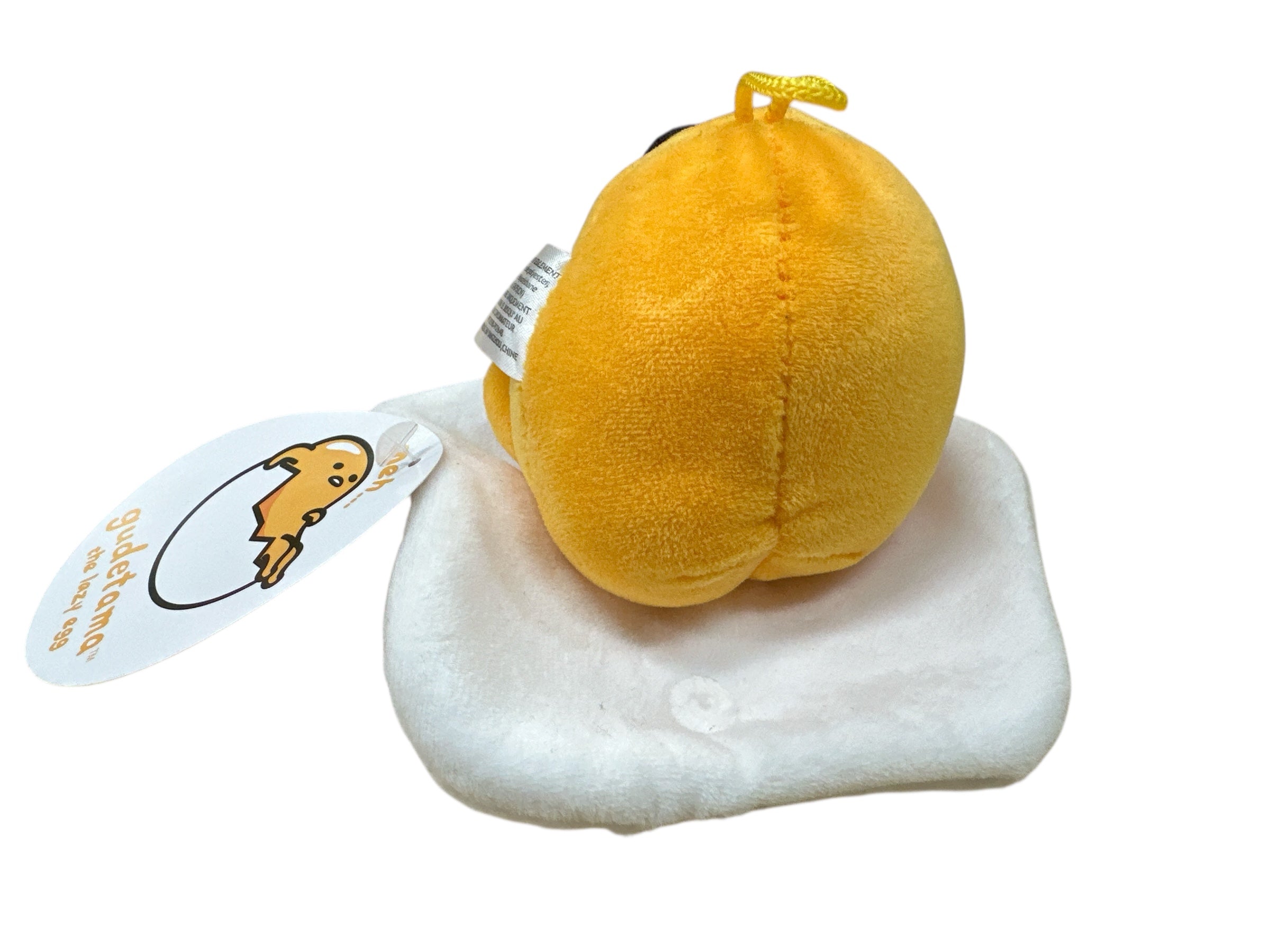 Gudetama Licensed The Lazy Egg Plush Toy – 5.5-Inch Soft Collectible Stuffed Animal