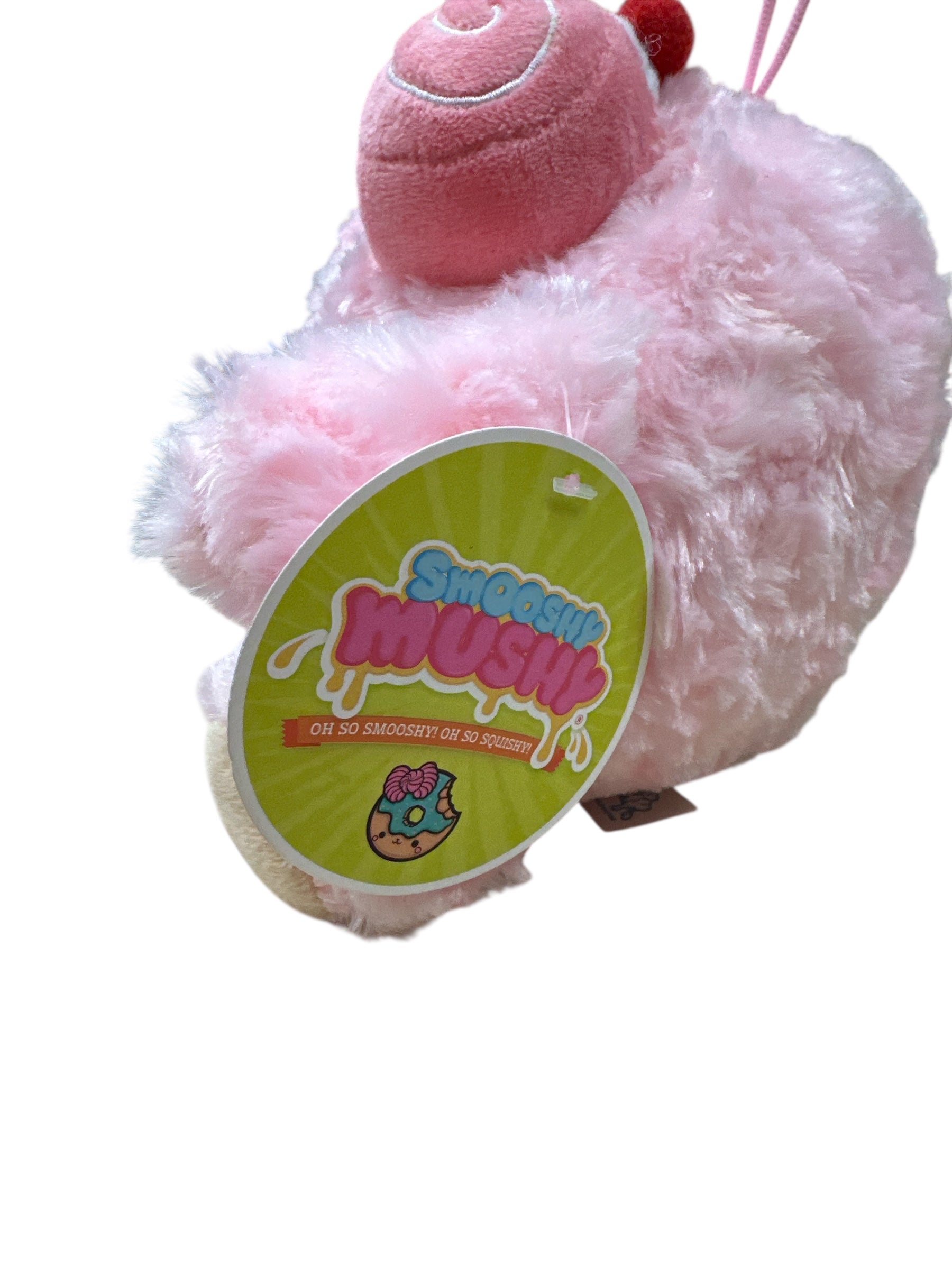 SMOOSHY MUSHY COOKIE  CUTIE PINK  PLUSH 10"