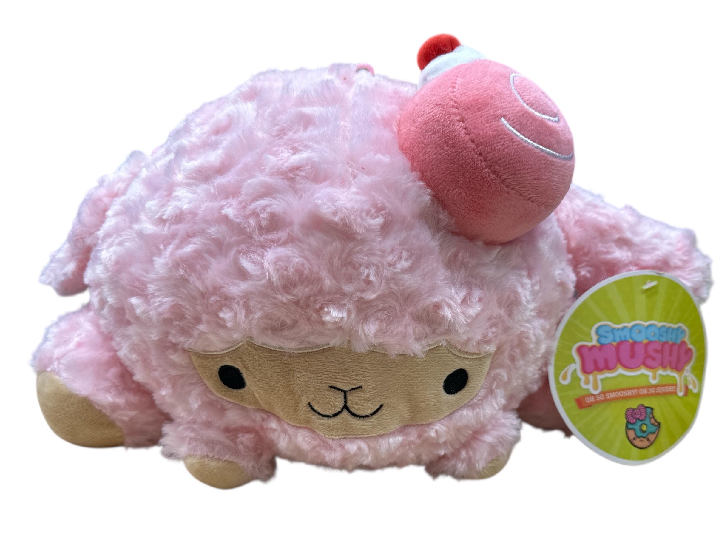 Cookie Plush Toy – 14-Inch Large Soft Pink Stuffed Animal