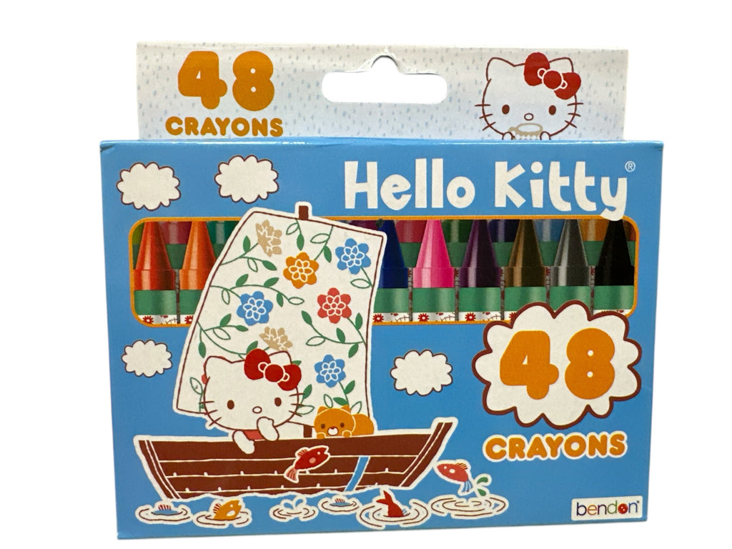 HELLO KITTY 48 PCS CRAYONS