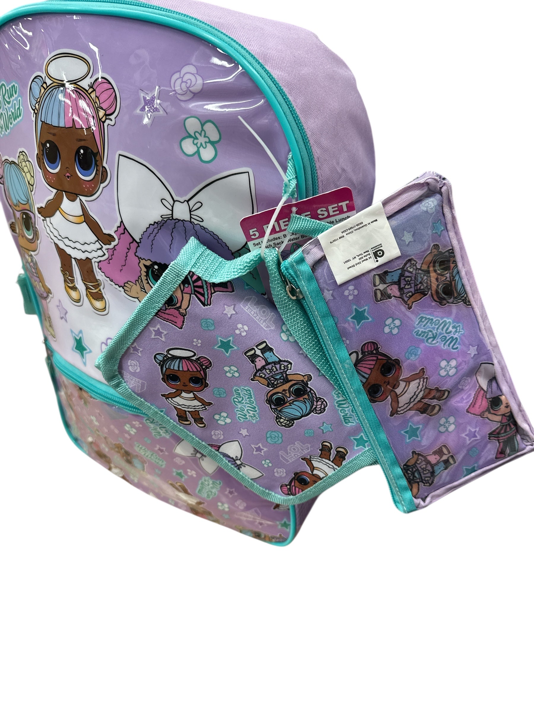 L.O.L. 5 PCS. BACKPACK SET 17"