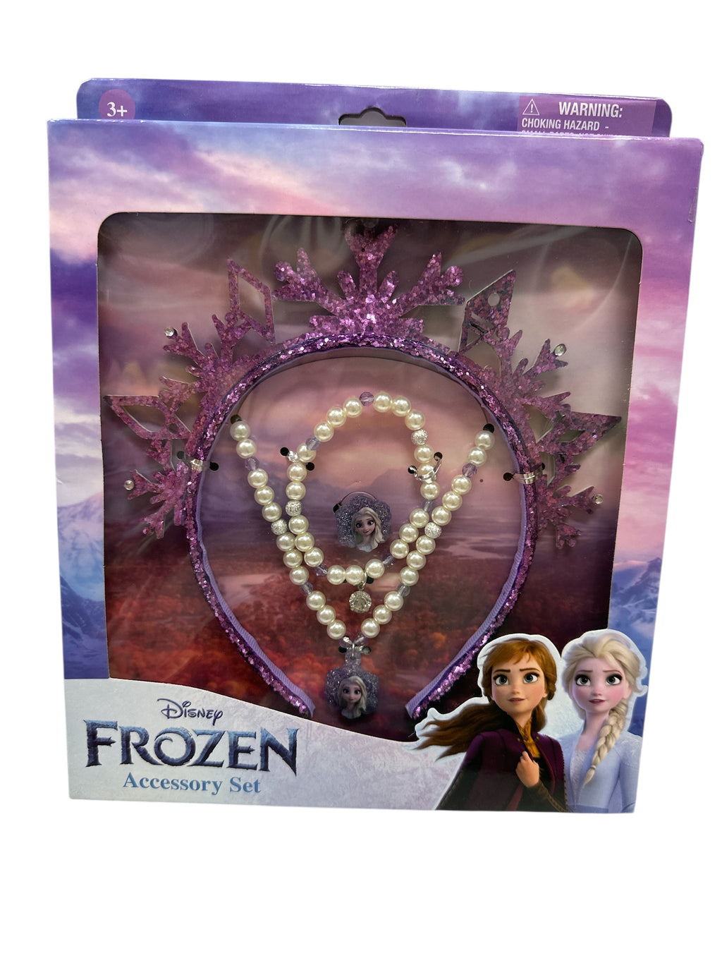 Disney Frozen Accessory Set – 4-Piece Jewelry Set with Headband, Necklace, Bracelet & Ring