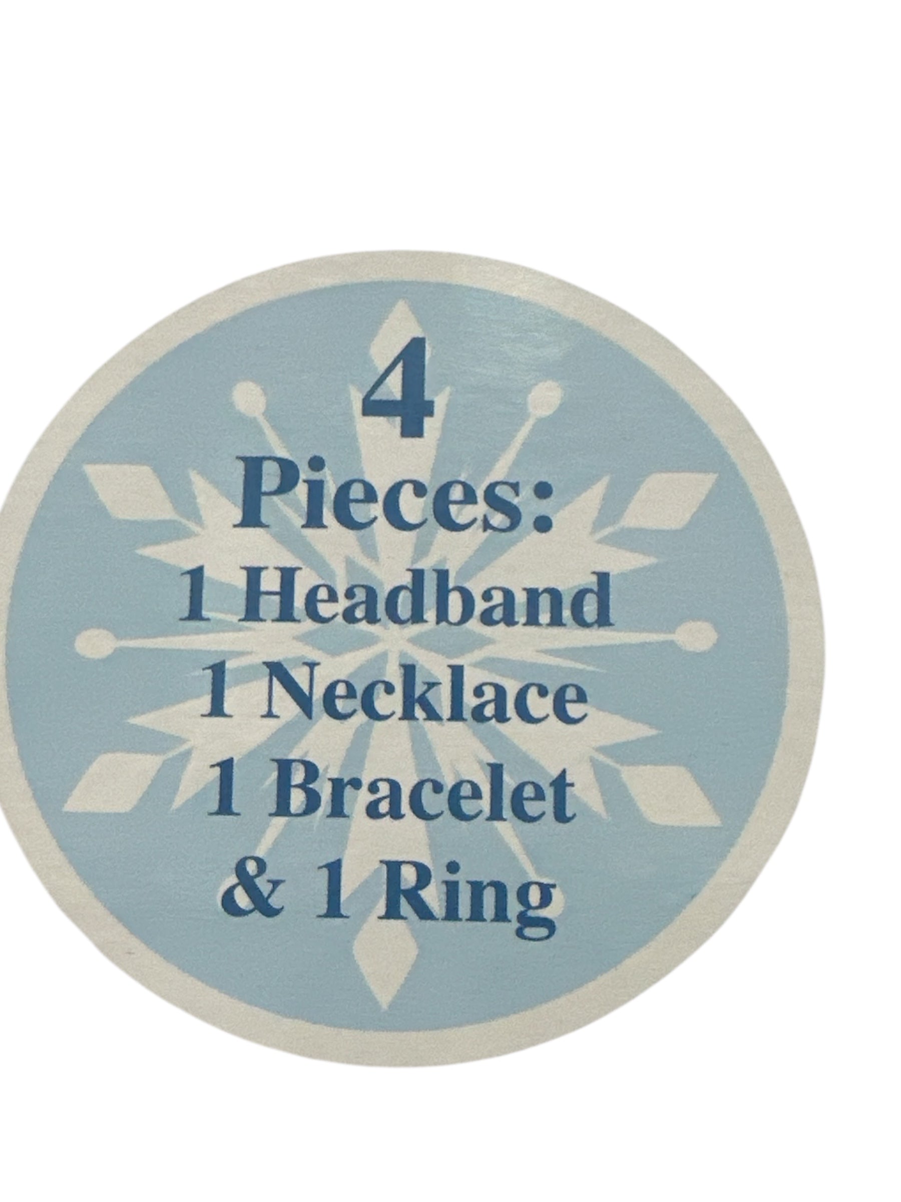 Disney Frozen Accessory Set – 4-Piece Jewelry Set with Headband, Necklace, Bracelet & Ring