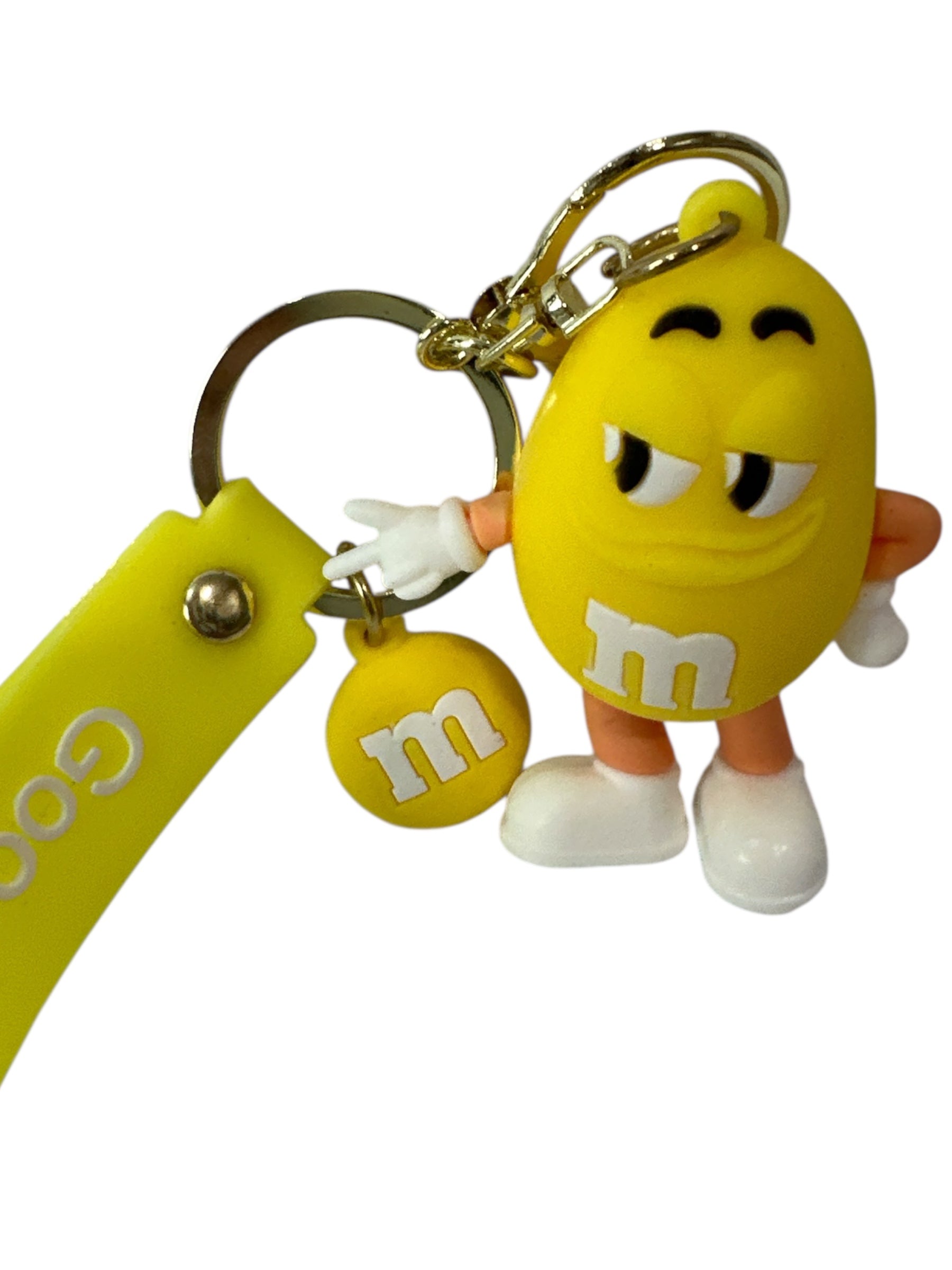 M&amp;M's Candy Silicone 3D Keychain - 2" of Sweet &amp; Colorful Fun!