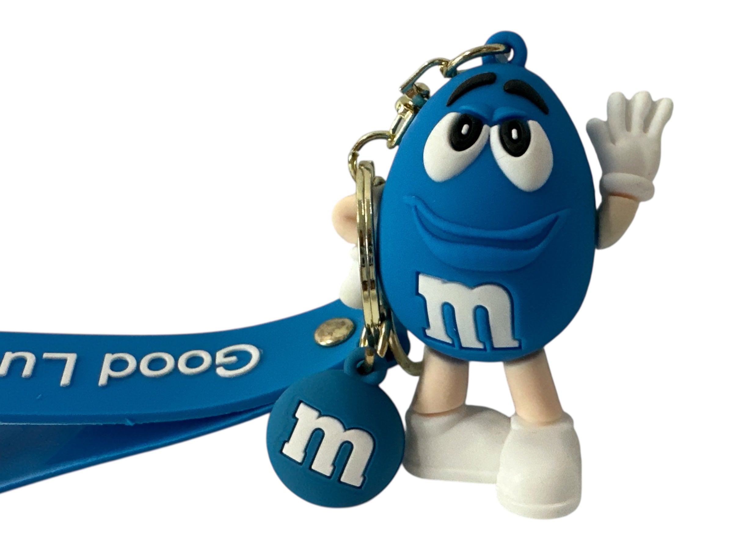M&amp;M's Candy Silicone 3D Keychain - 2" of Sweet &amp; Colorful Fun!