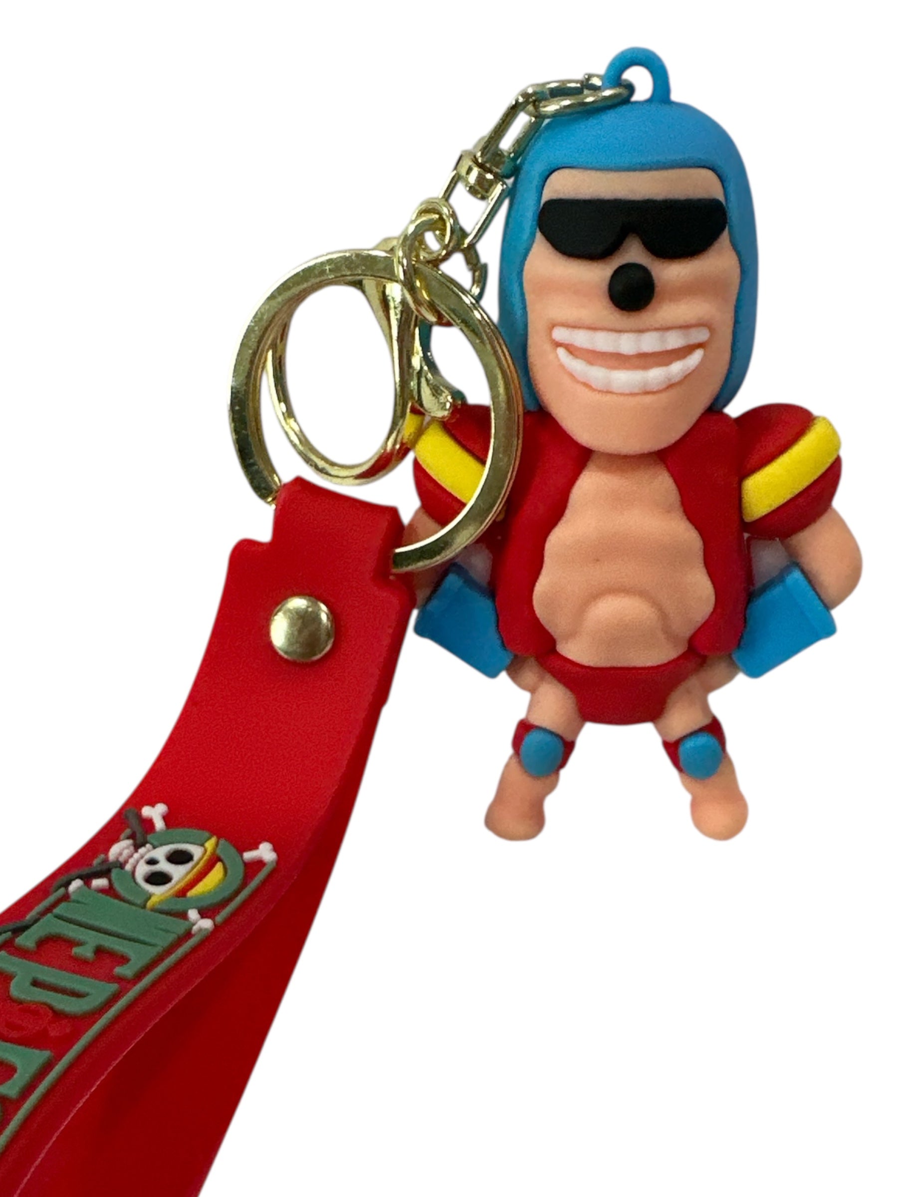 ONE PIECE ANIME SILICON 3 D KEYCHAIN 3"