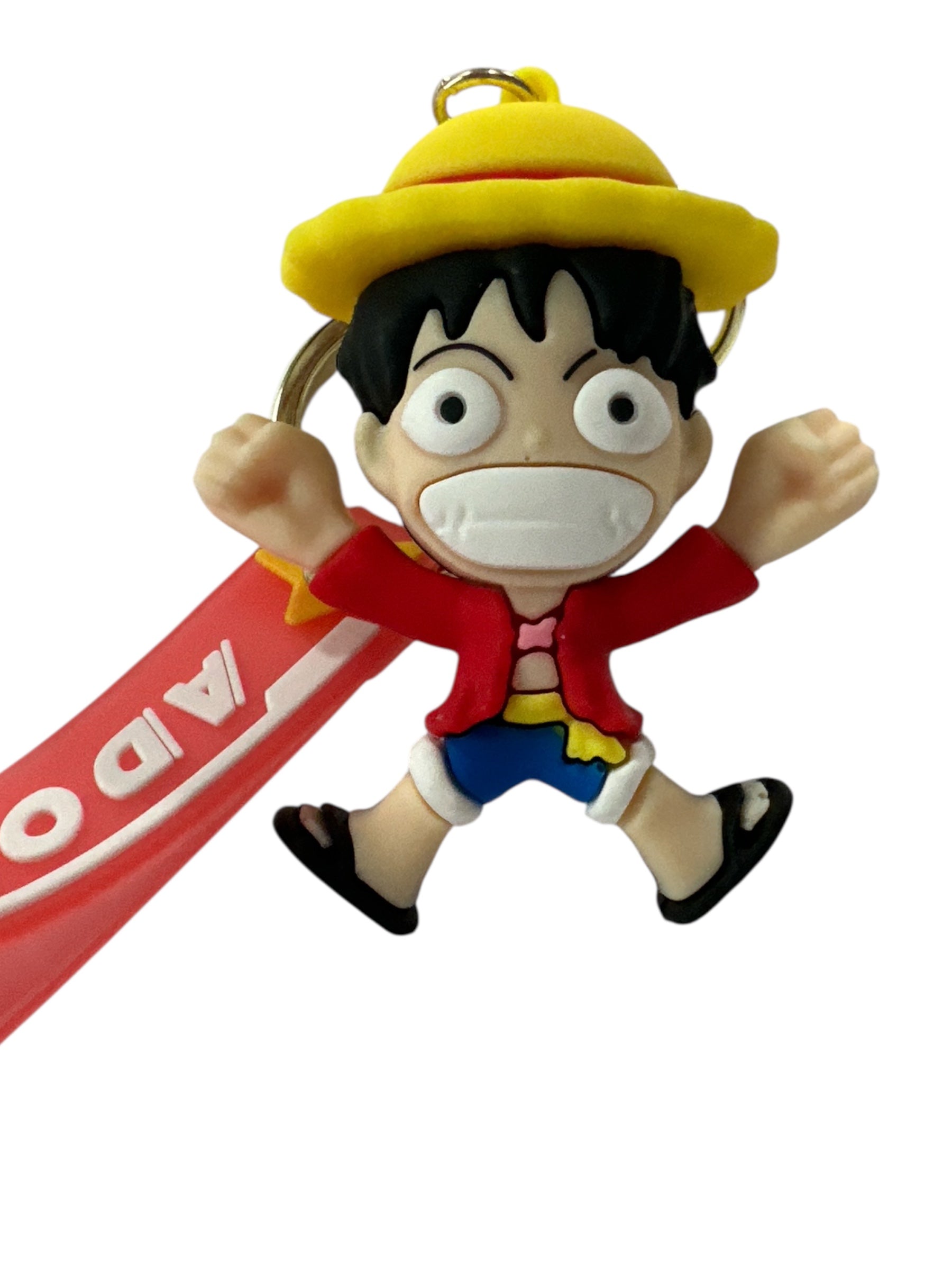 ONE PIECE ANIME SILICON 3 D KEYCHAIN 3"