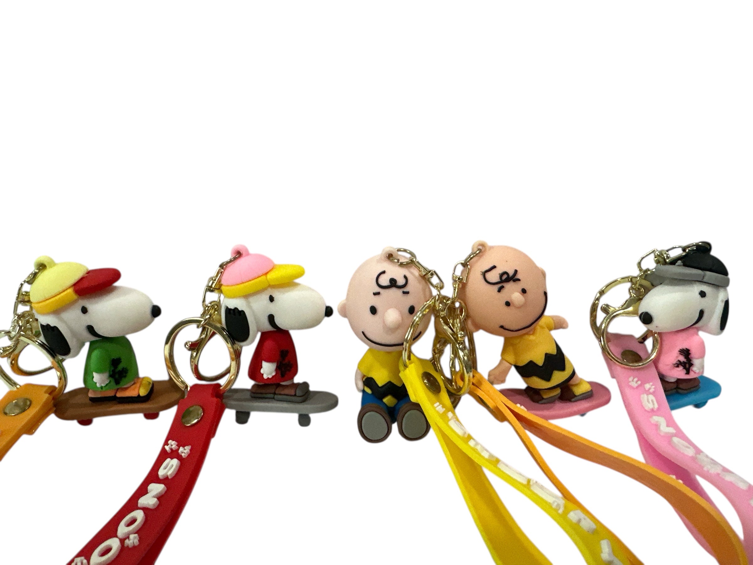 Snoopy Licensed 3D Silicone Keychain – 3-Inch Durable Key Ring