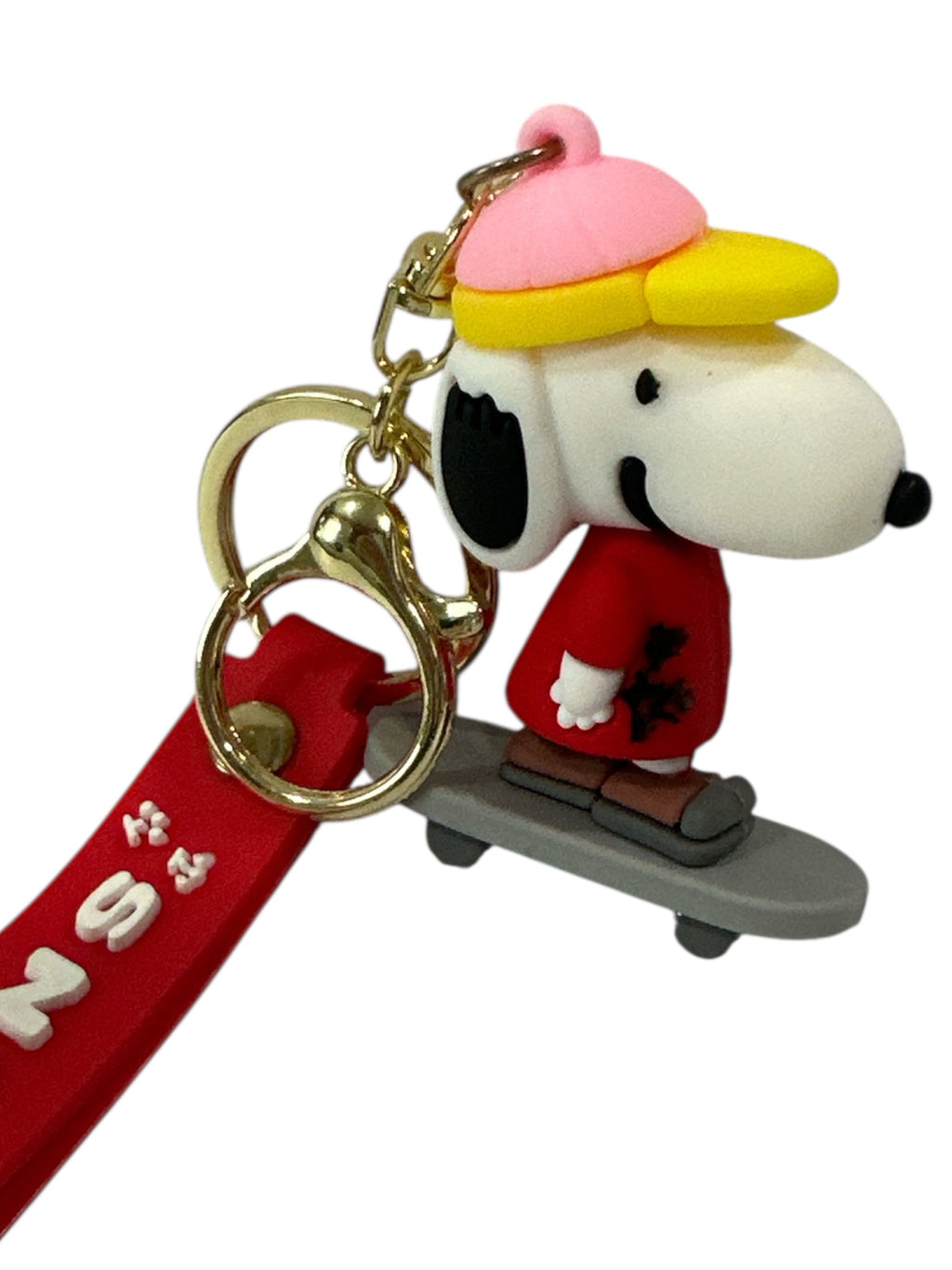 Snoopy Licensed 3D Silicone Keychain – 3-Inch Durable Key Ring