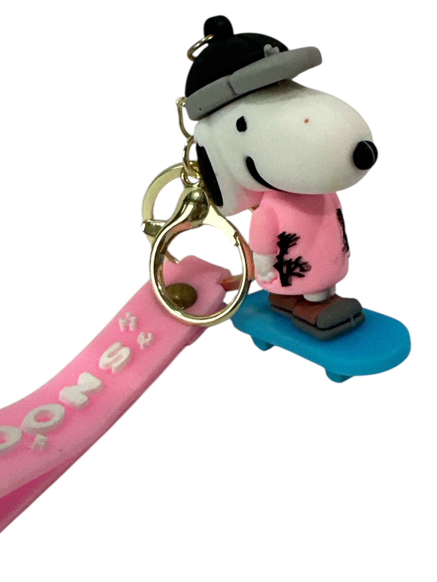 Snoopy Licensed 3D Silicone Keychain – 3-Inch Durable Key Ring