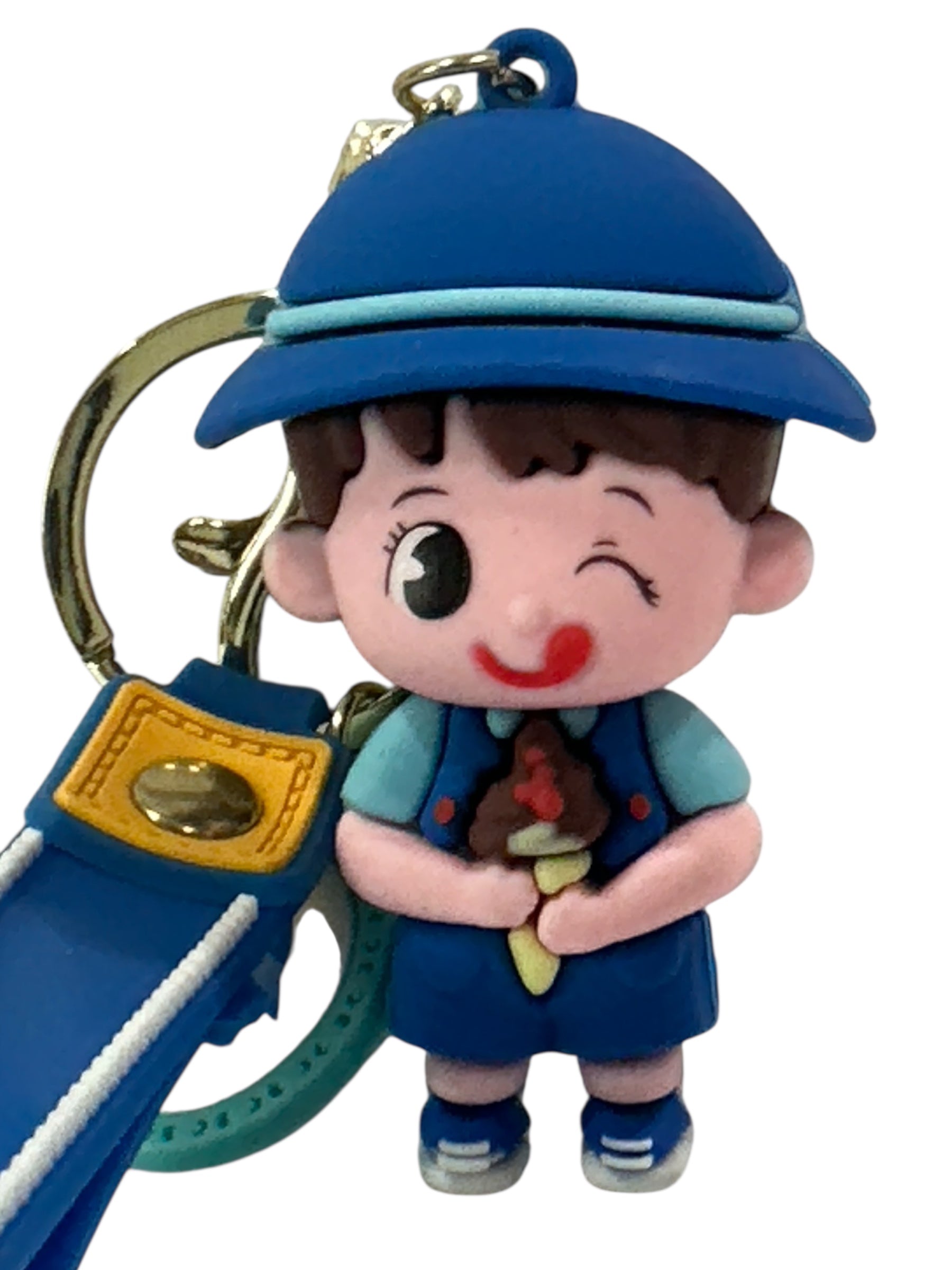 CUTE GIRL ANIME KEYCHAIN 3D SLICON KEYCHAIN 3D 3"