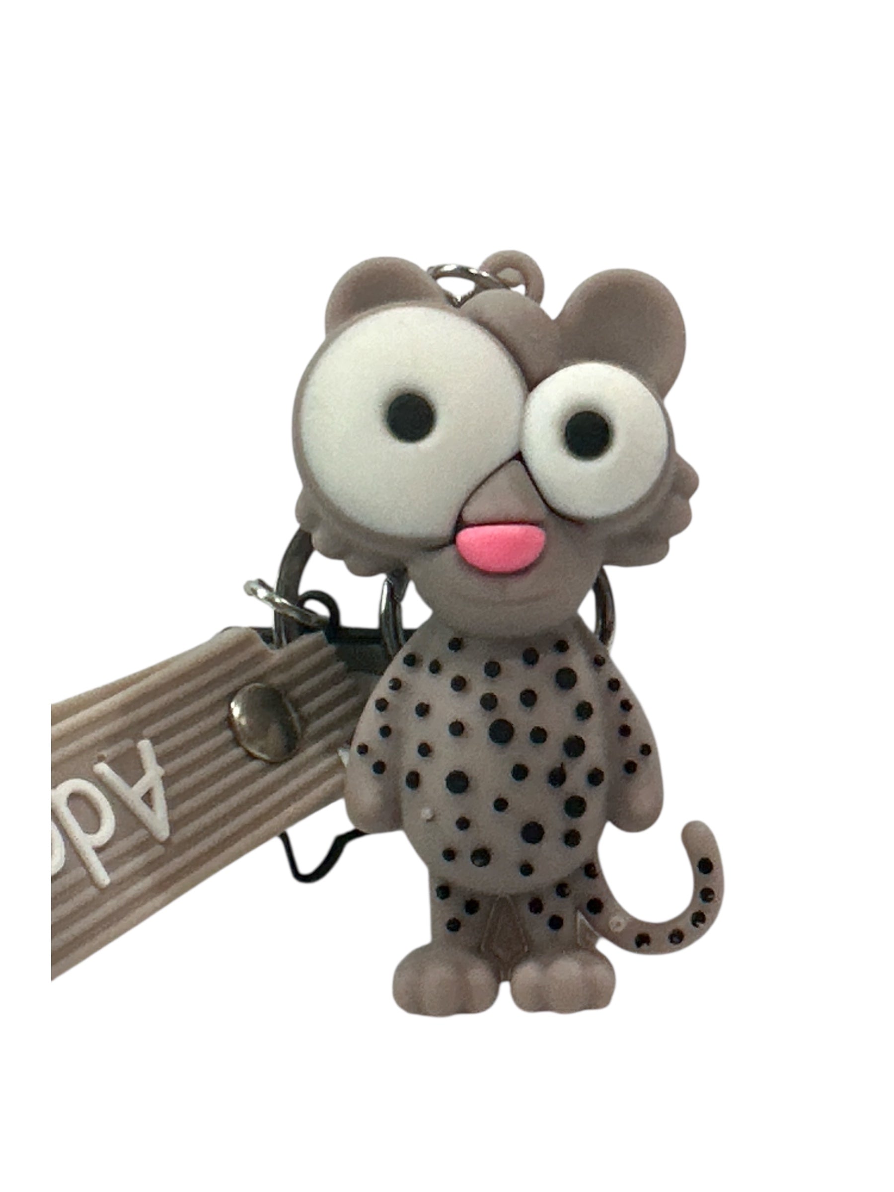 Cute Zoo Animals 3D Silicone Keychain - 3" of Wildly Adorable Fun