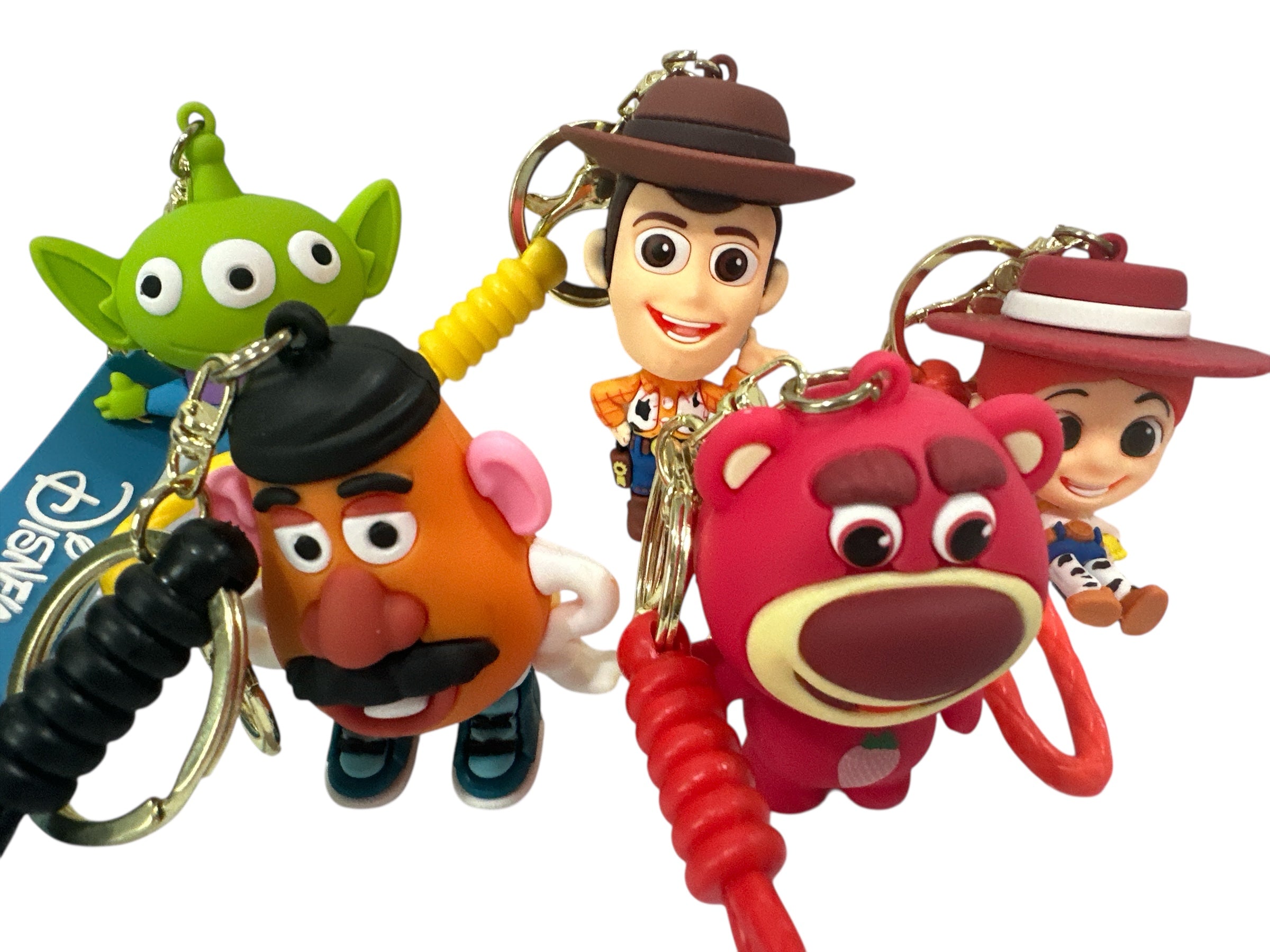 Toy Story Licensed 3D Silicone Keychain – 3-Inch Durable Key Ring
