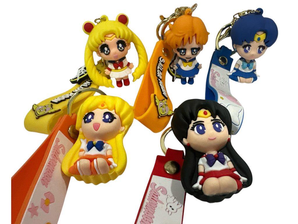 SAILOR MOON 3D SLICON KEYCHAIN 3"