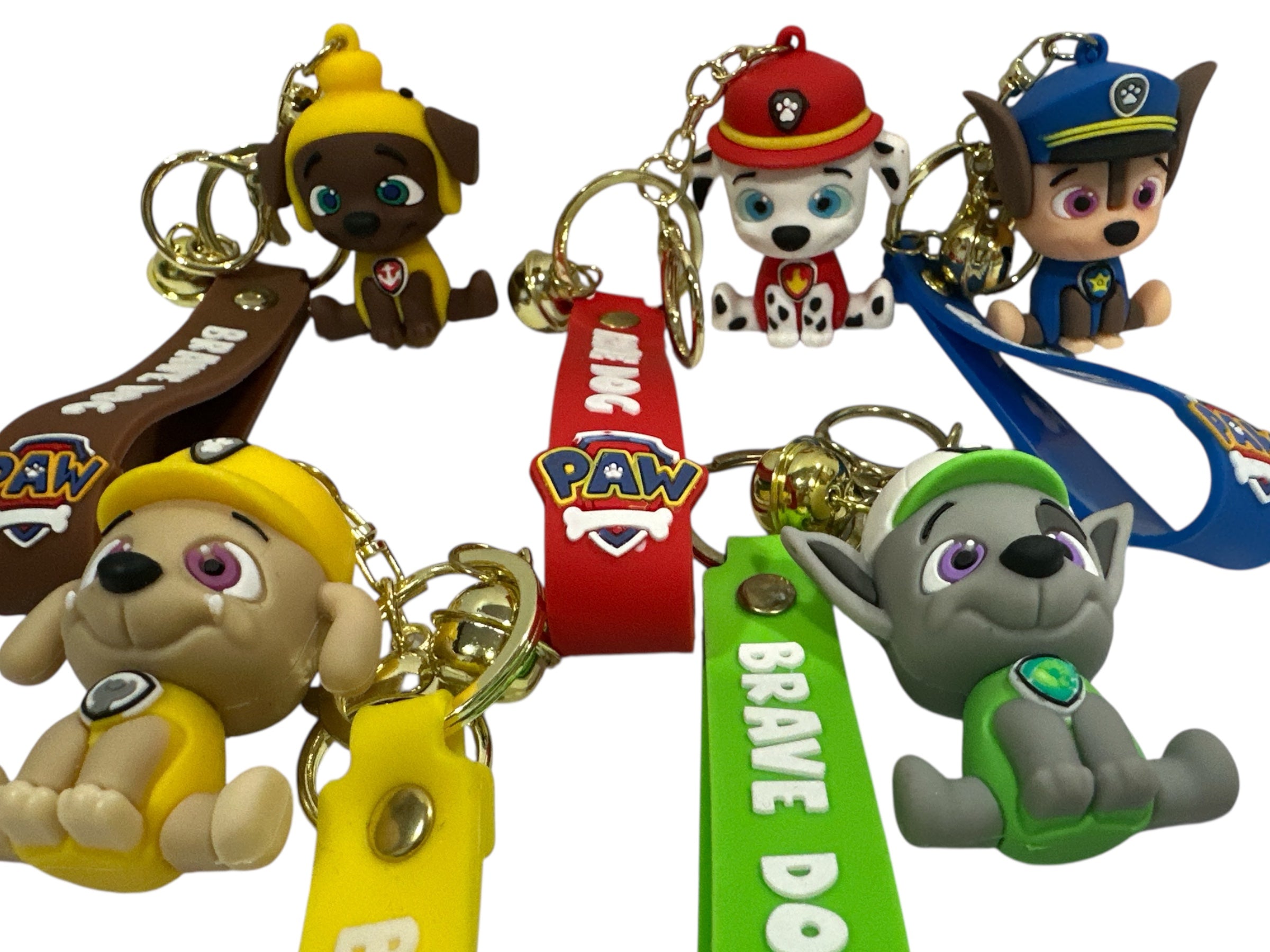 Paw Patrol Cute Silicone Keychain - 3" of Pup-tacular Fun