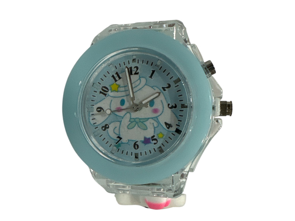 Hello Kitty x Cinnamoroll Light-Up Analog Watch - For Kids &amp; Teens