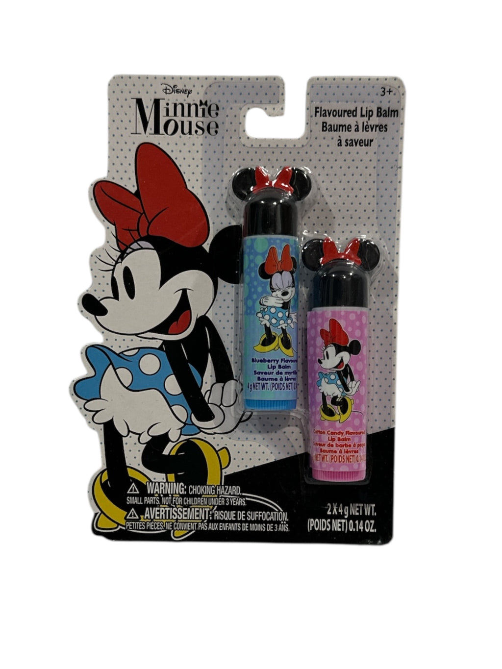 Minnie Mouse 2 Lip Balm Set - Pink &amp; Blue for Dazzling Disney Smiles