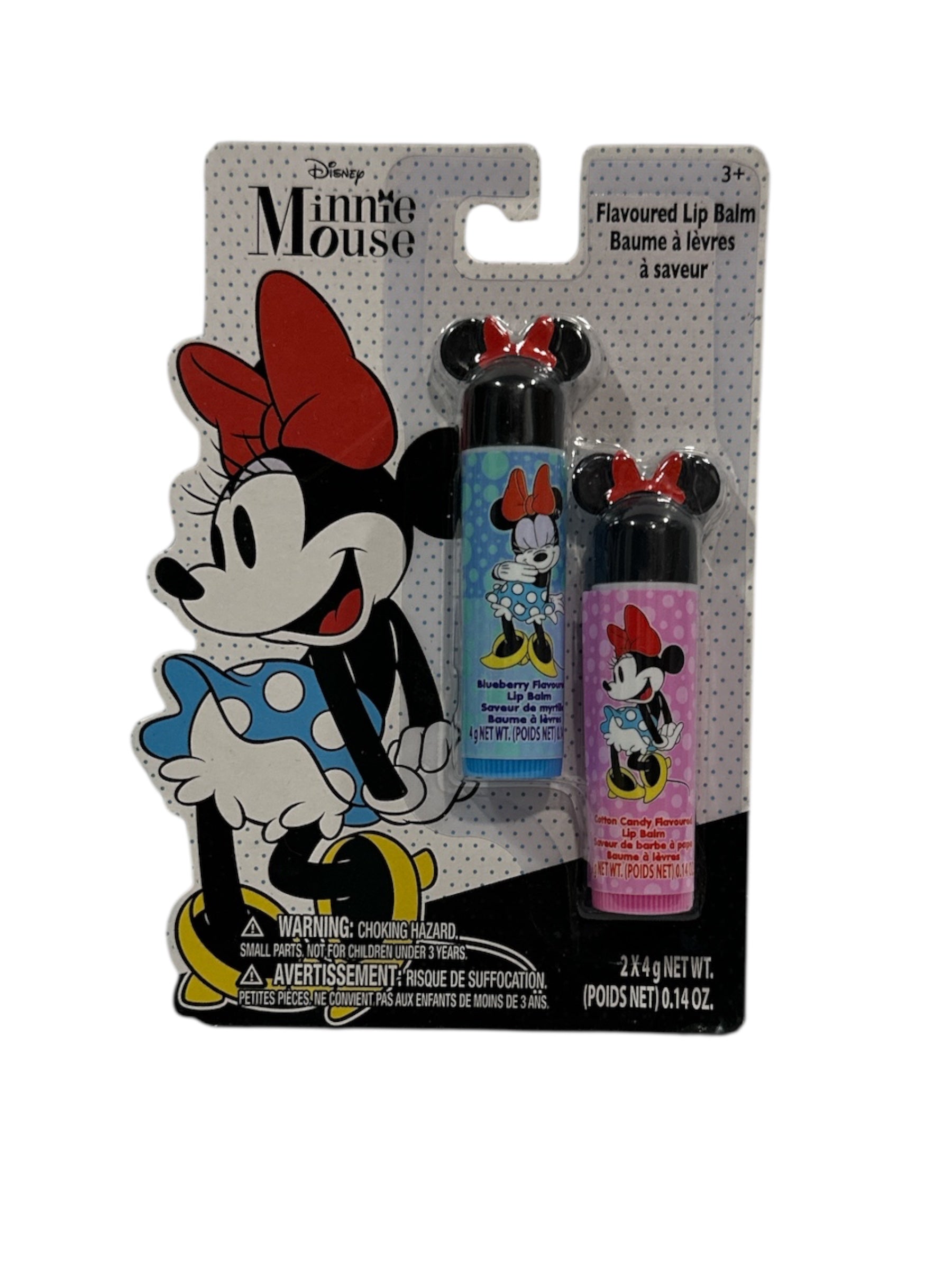 Minnie Mouse 2 Lip Balm Set - Pink &amp; Blue for Dazzling Disney Smiles