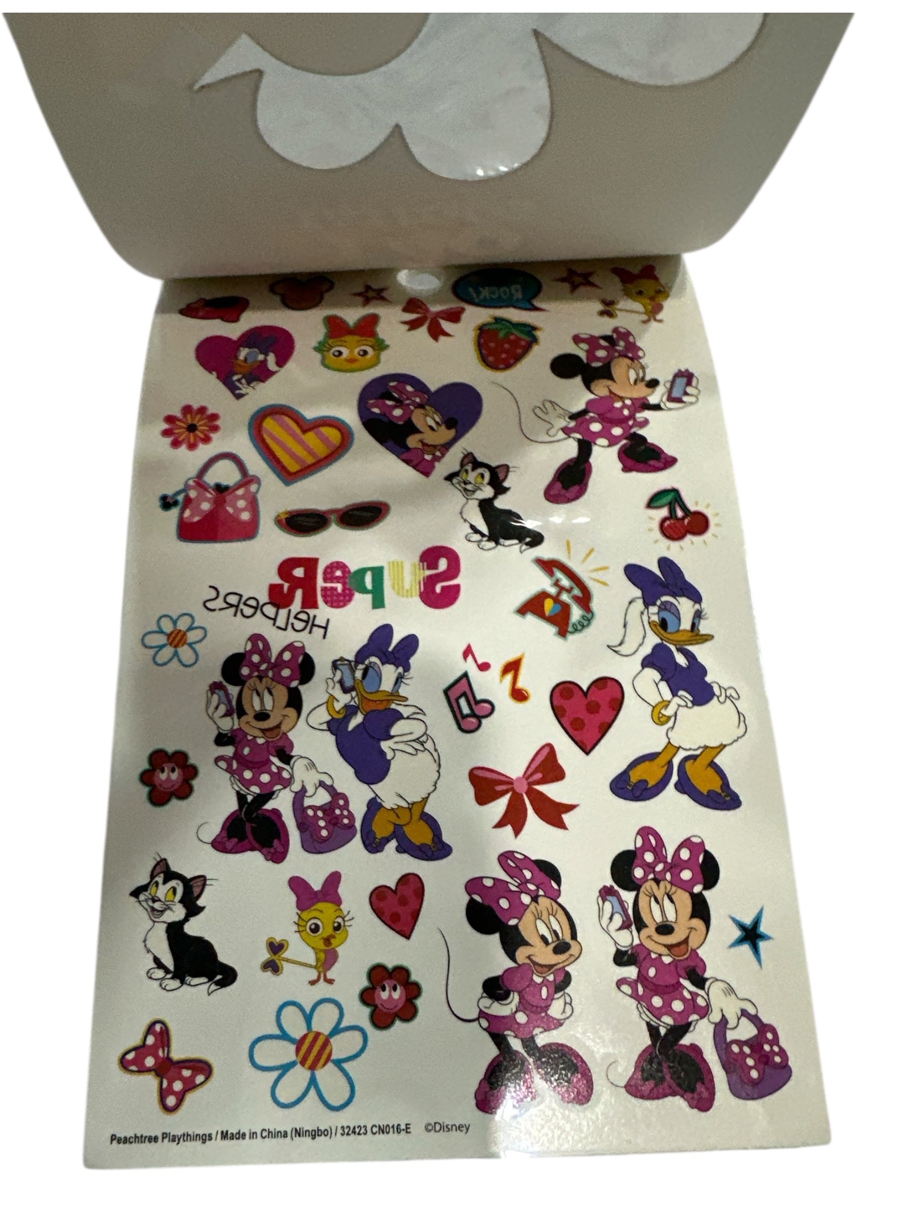 Minnie Mouse Licensed Temporary Tattoos – Over 146 Pieces Kids Tattoo Set