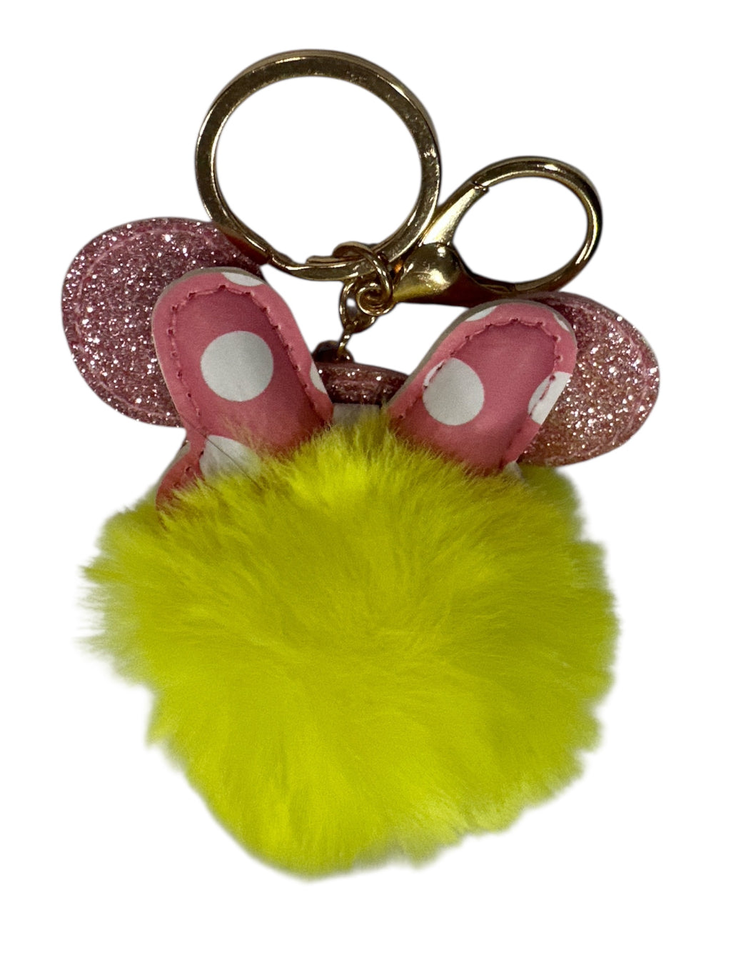 MINNIE MOUSE FLUFFY KEYCHAIN