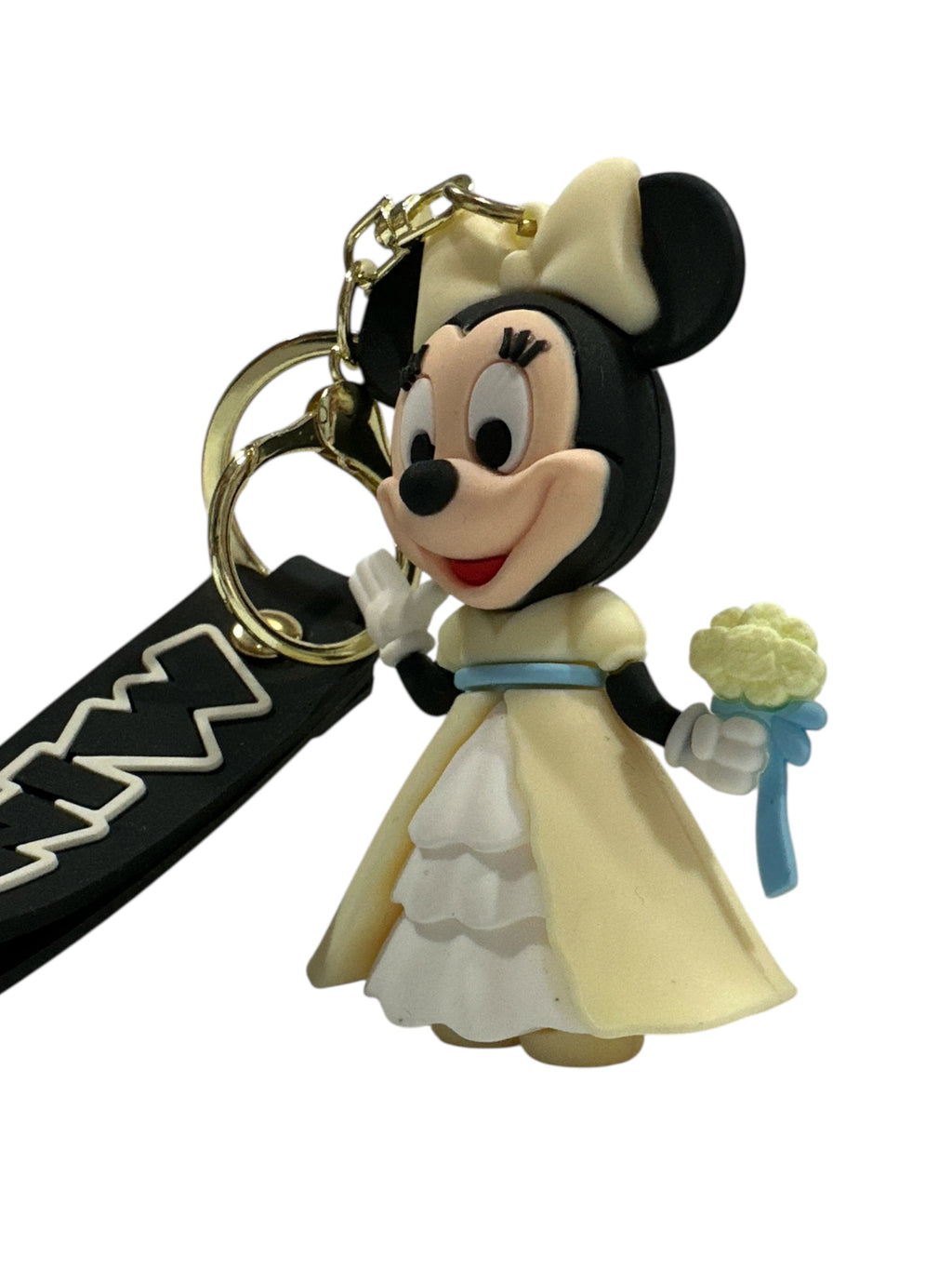 Minnie Mouse 3D Silicone Keychain - 3" of Sweet Disney Charm!
