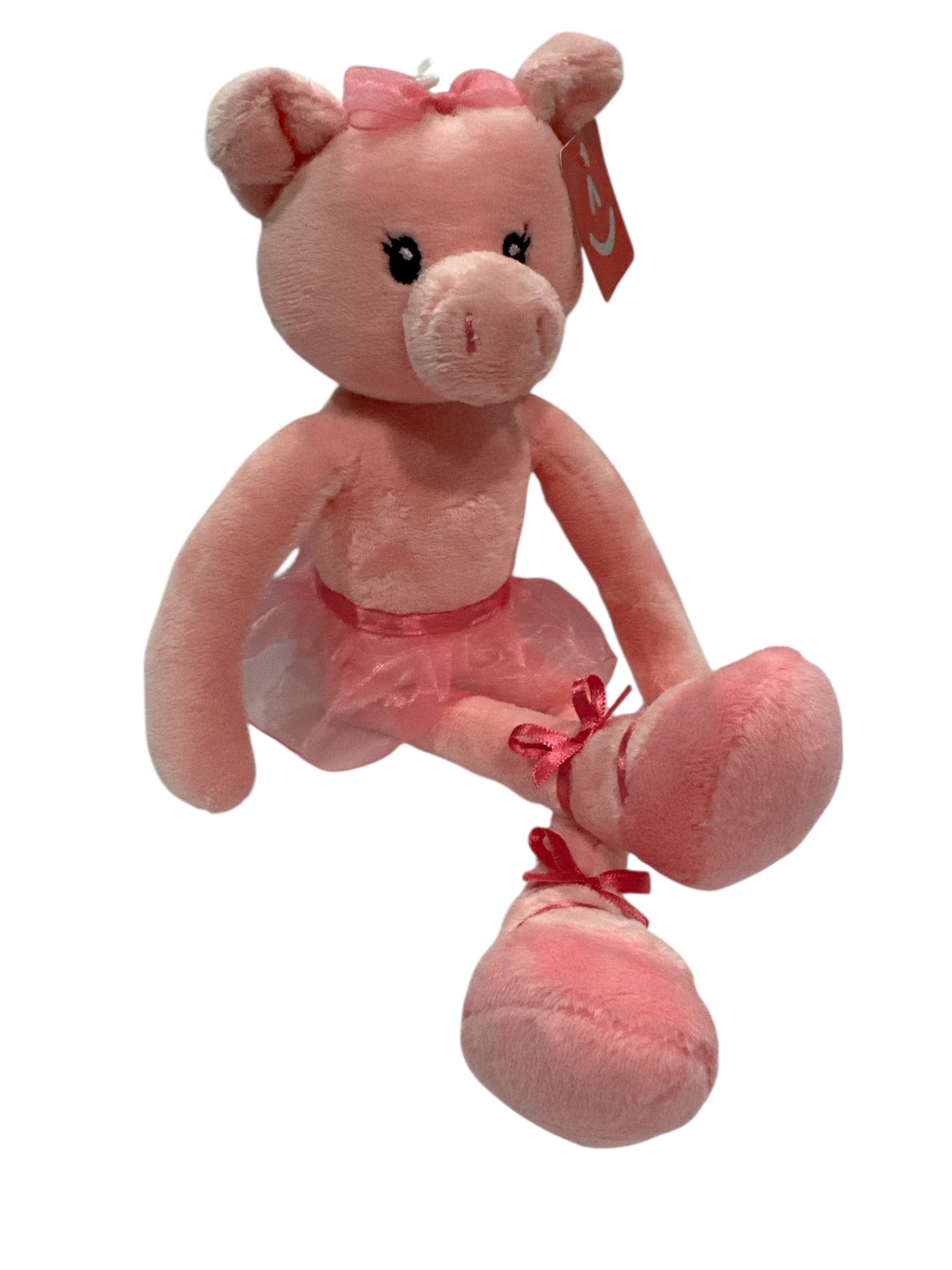 Pink Ballerina Piggy Plush Toy – 14-Inch Large Super Soft Stuffed Animal