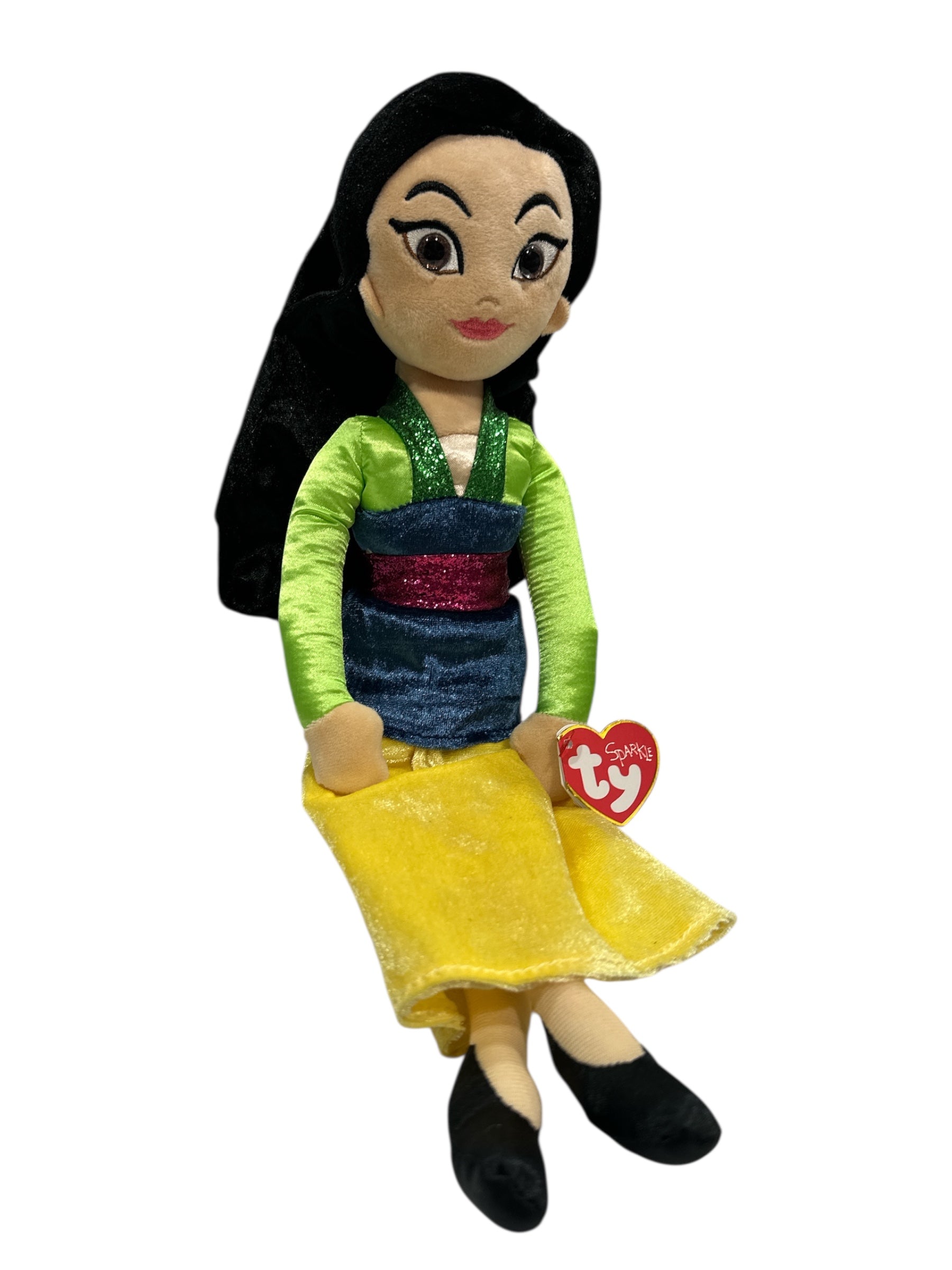 TY Disney Mulan 16" Plush - Sparkling Warrior Princess!