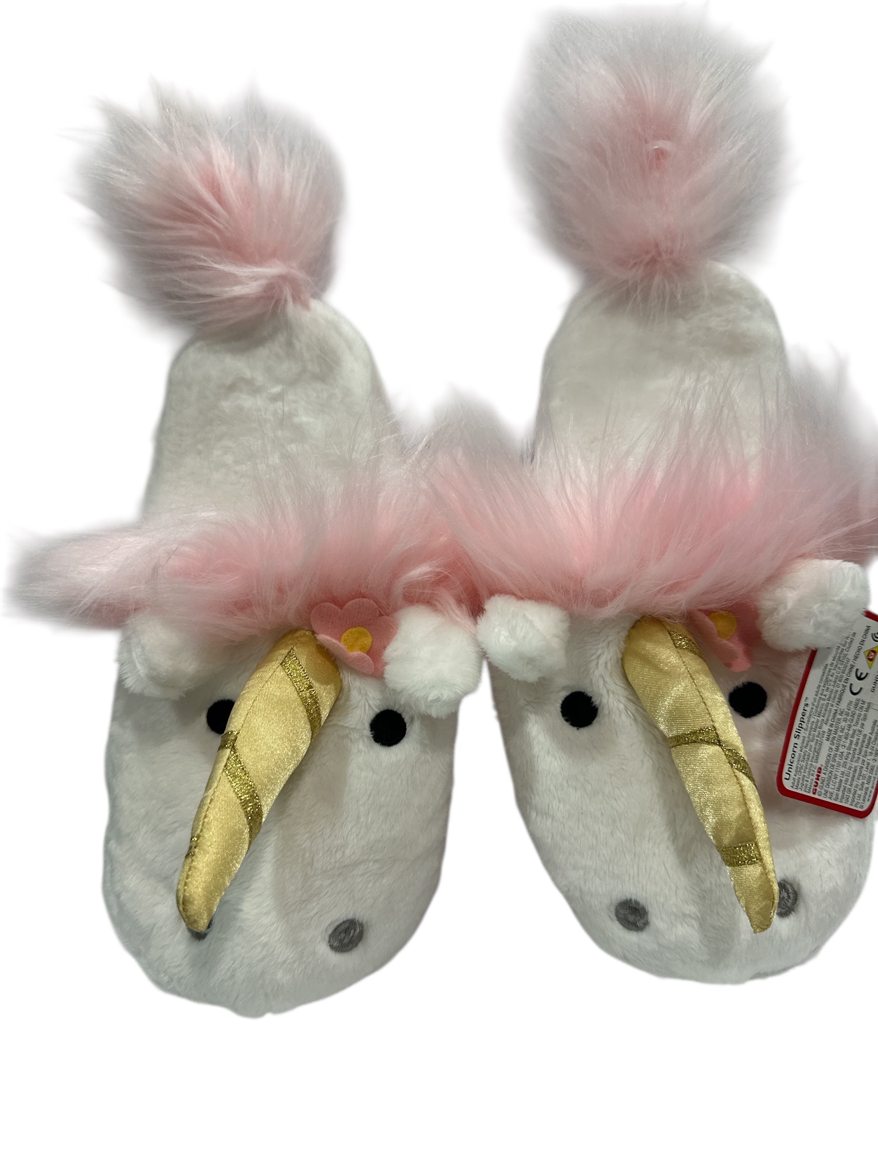 Plush Unicorn Adult Slippers - Fluffy, Magical & Oh-So-Comfy!