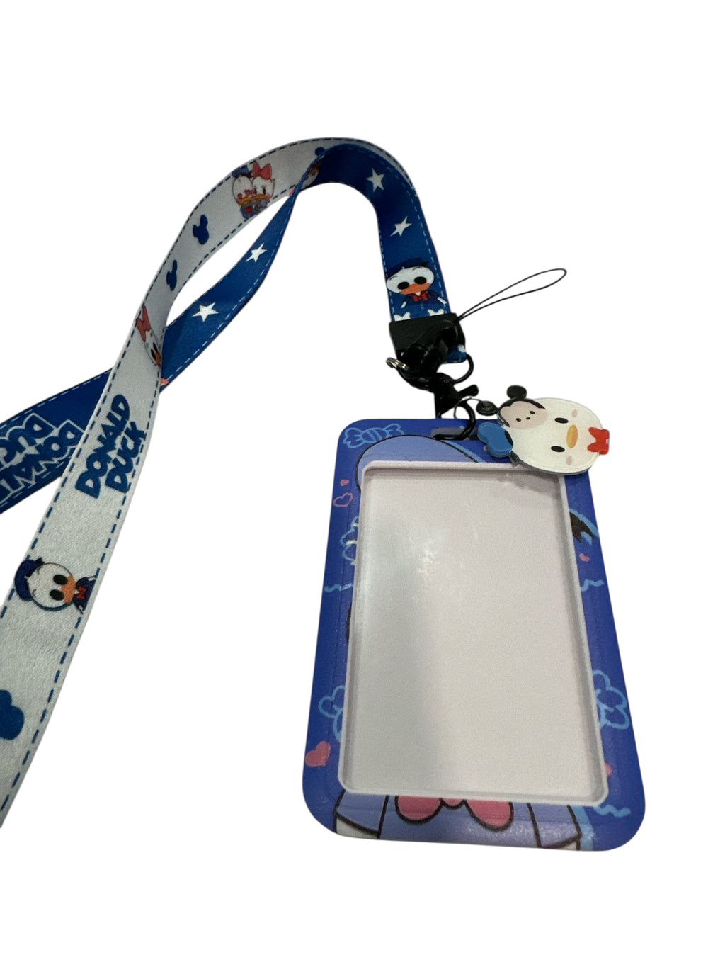 Disney Donald Duck ID Holder Lanyard Keychain - 17" of Quacking Fun!