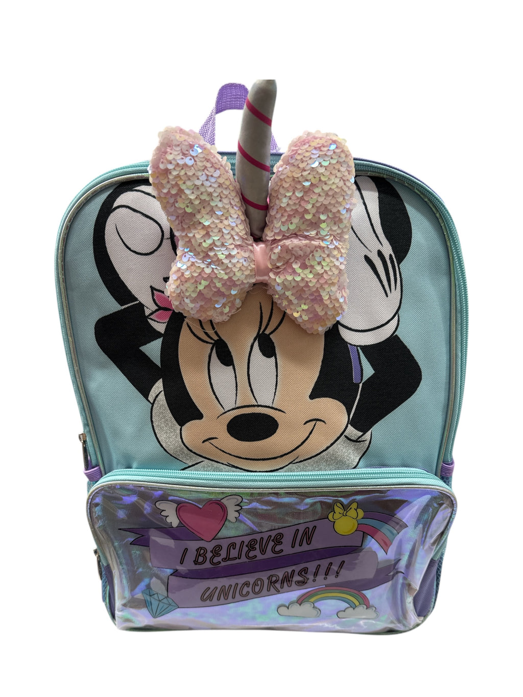 Minnie Mouse 17" Backpack - Sweet Style &amp; Smart Storage for All Adventures