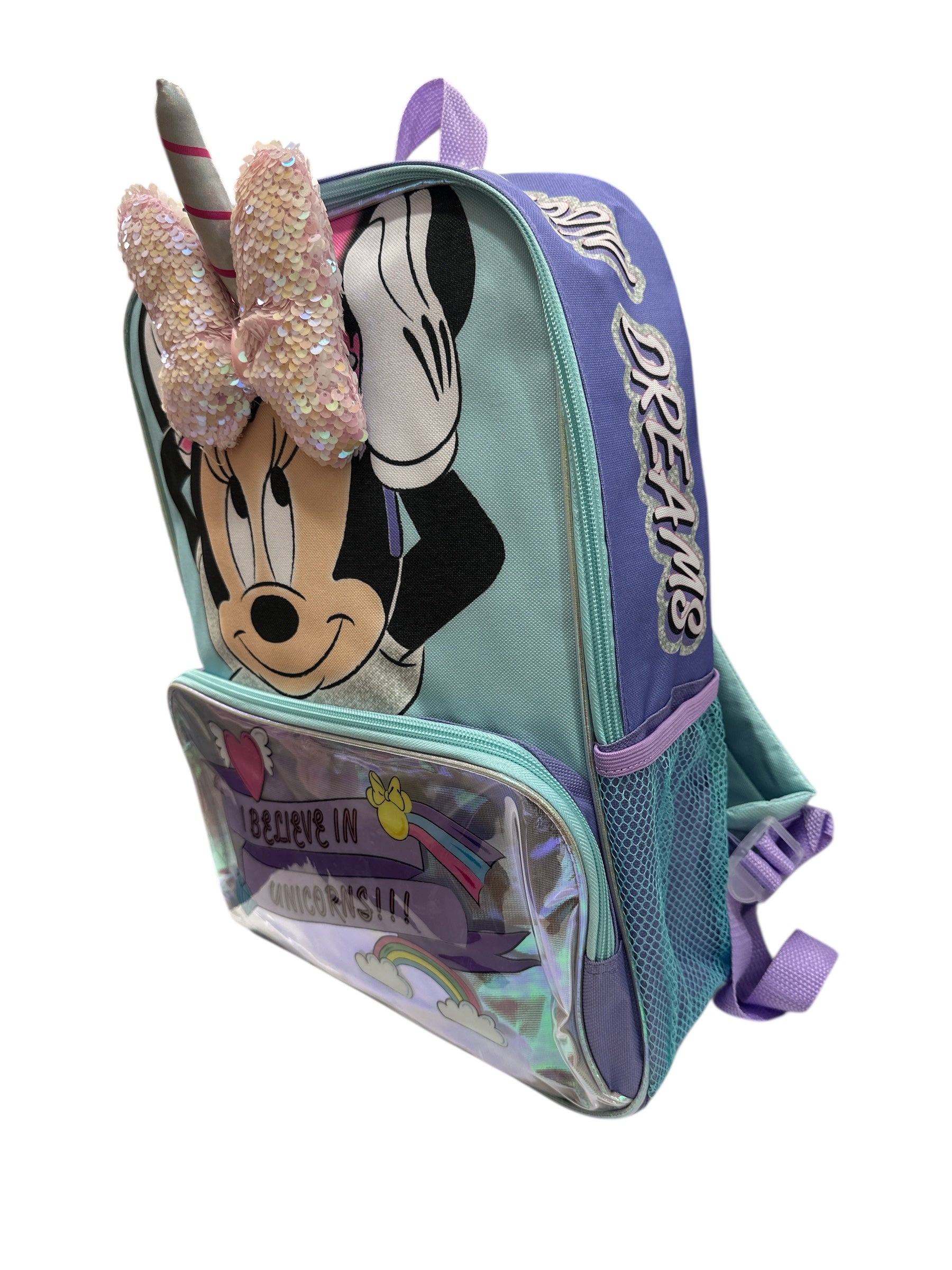Minnie Mouse 17" Backpack - Sweet Style &amp; Smart Storage for All Adventures