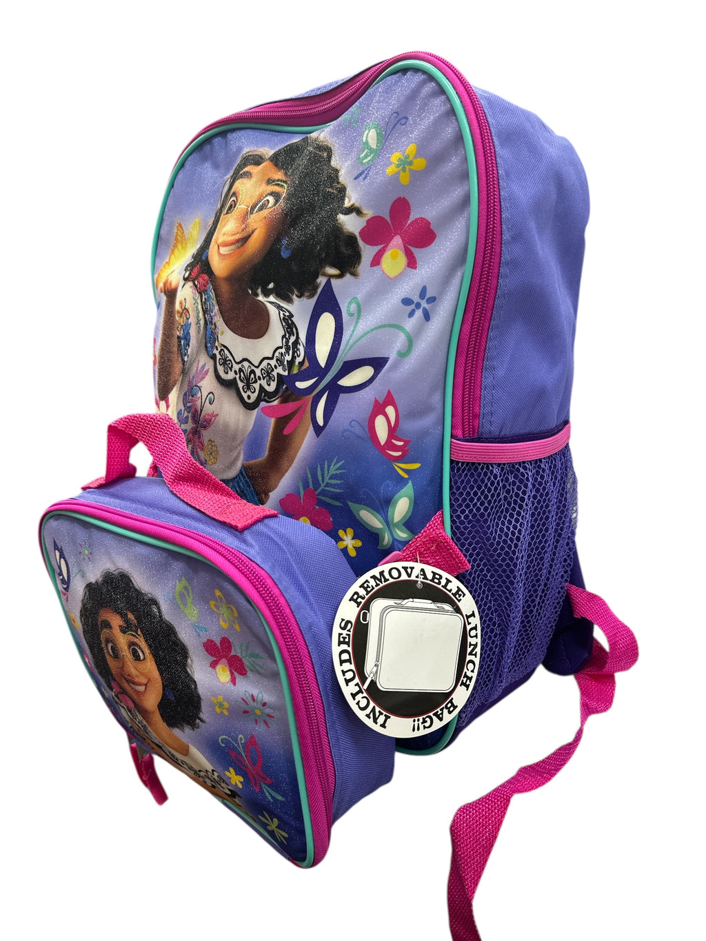 Disney Encanto Backpack Set - 17" with Lunch Bag &amp; Bottle Pockets!