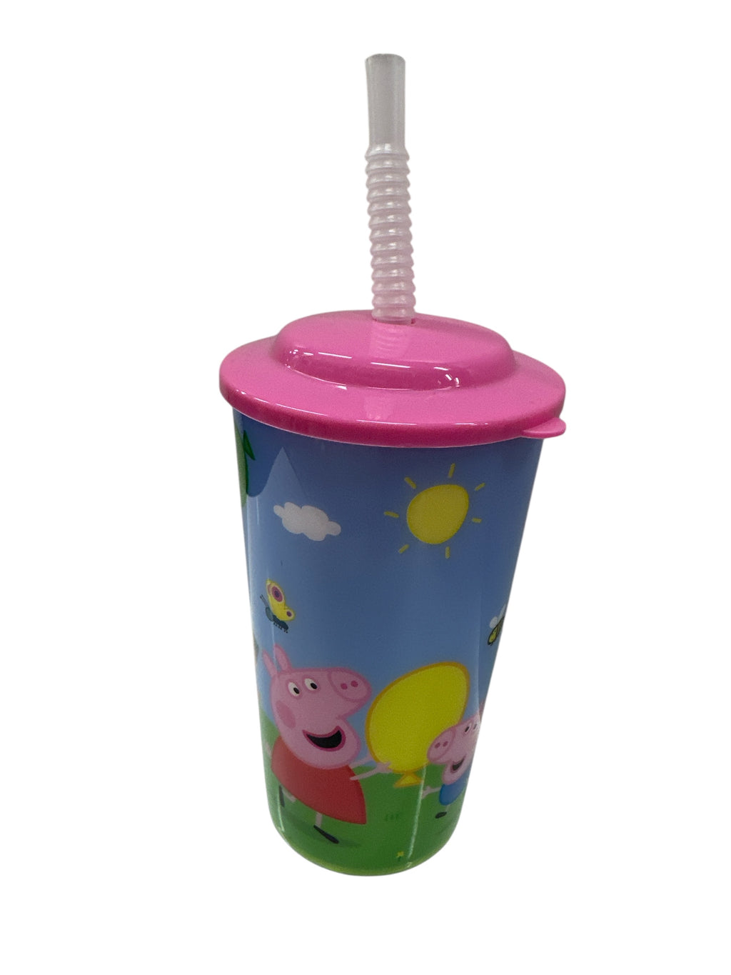 Peppa Pig Water Sip Cup with Straw - 9" of Hydration Fun!